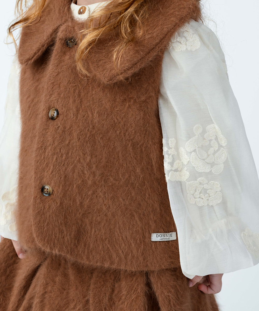 Opali Blouse | Warm White Blossom