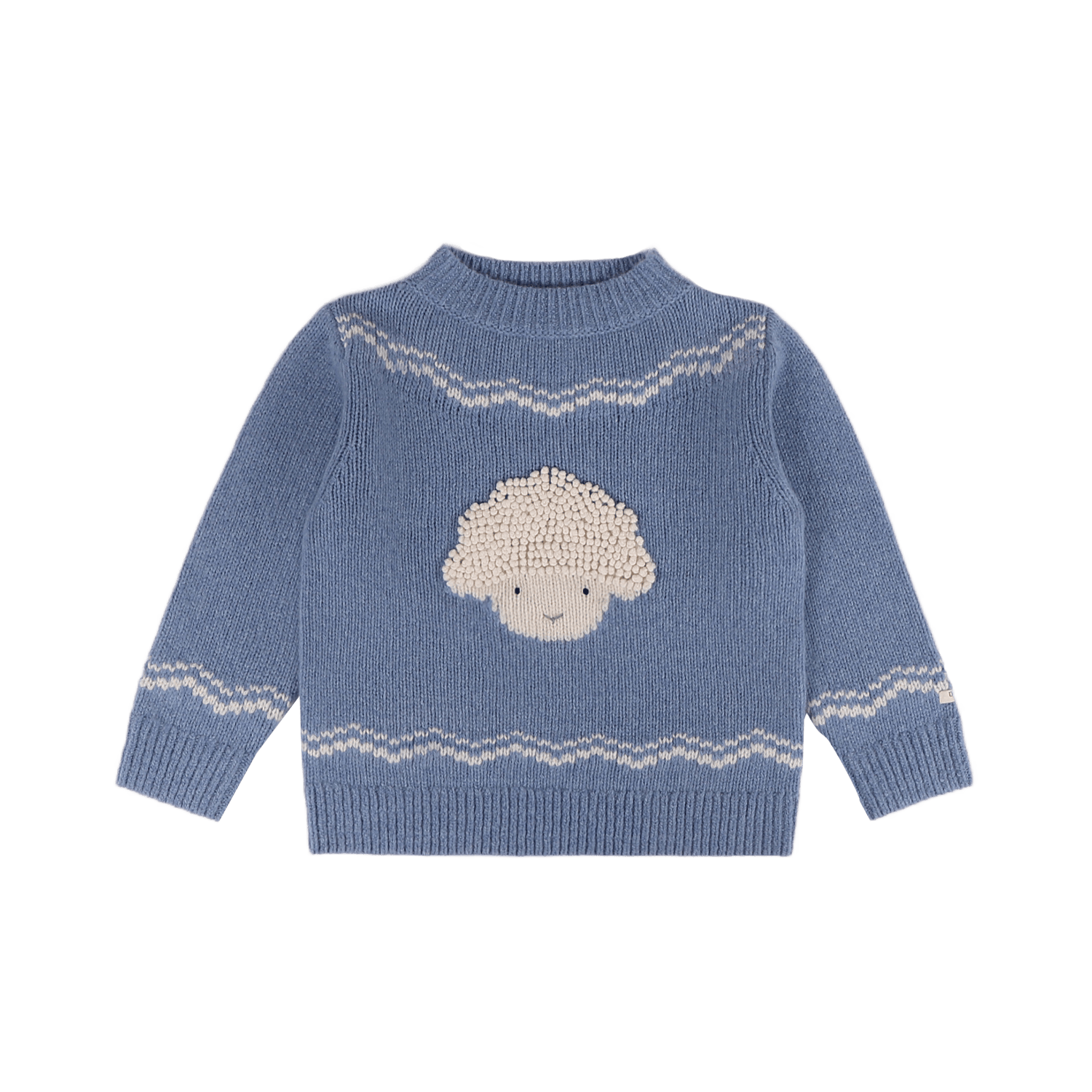 Selwyn Merino Wool Sweater | Lammy | Vintage Blue Melange