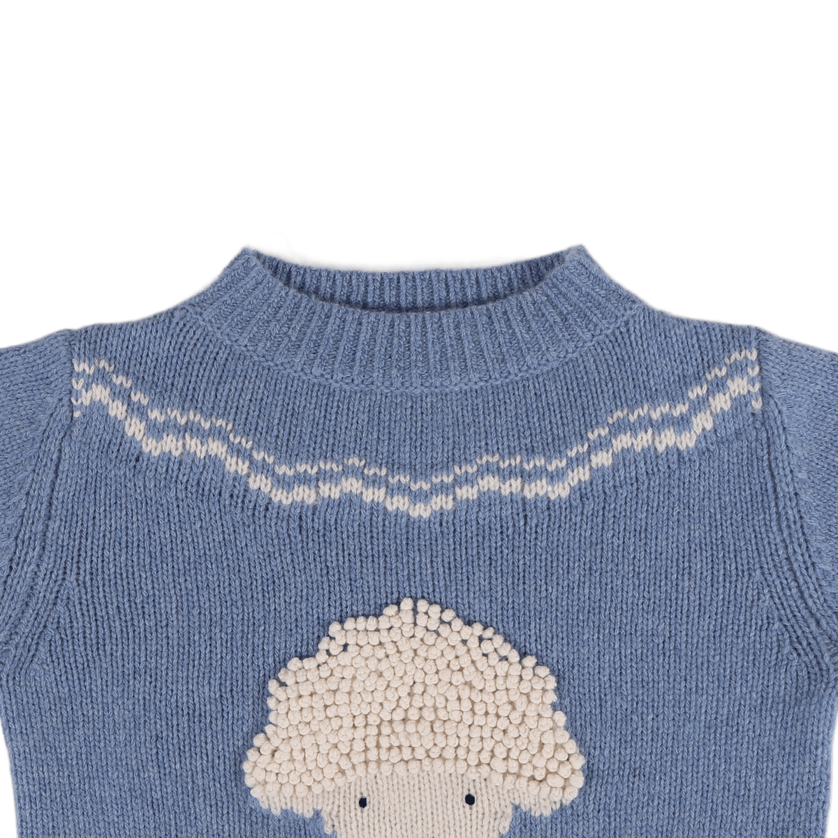 Selwyn Merino Wool Sweater | Lammy | Vintage Blue Melange
