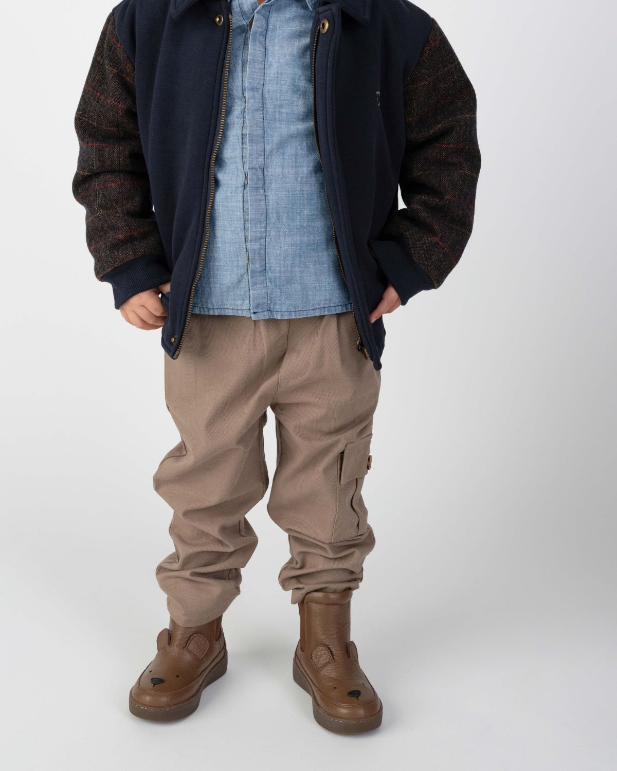 Theoule Trousers | Dark Taupe Melange