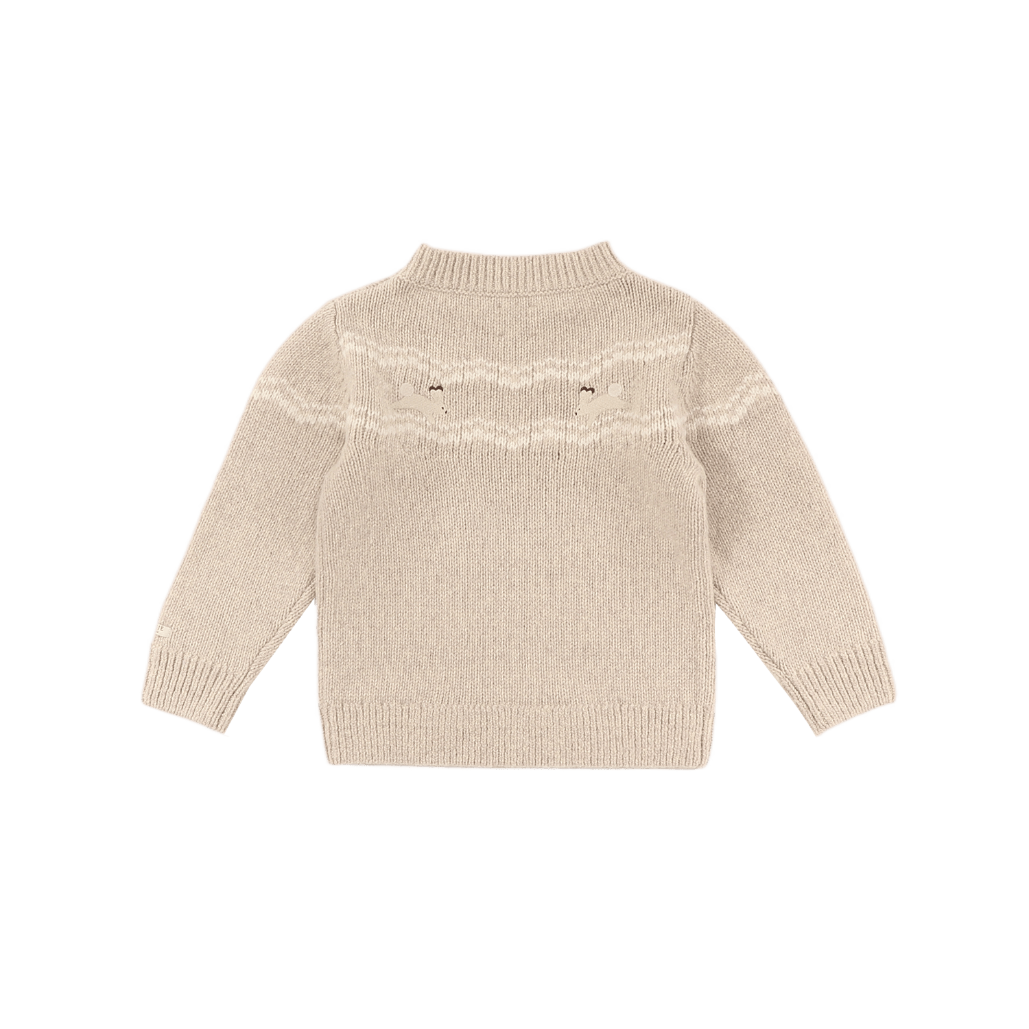Yohana Merino Wool Sweater | Arctic Hares | Lavender Brown Melange