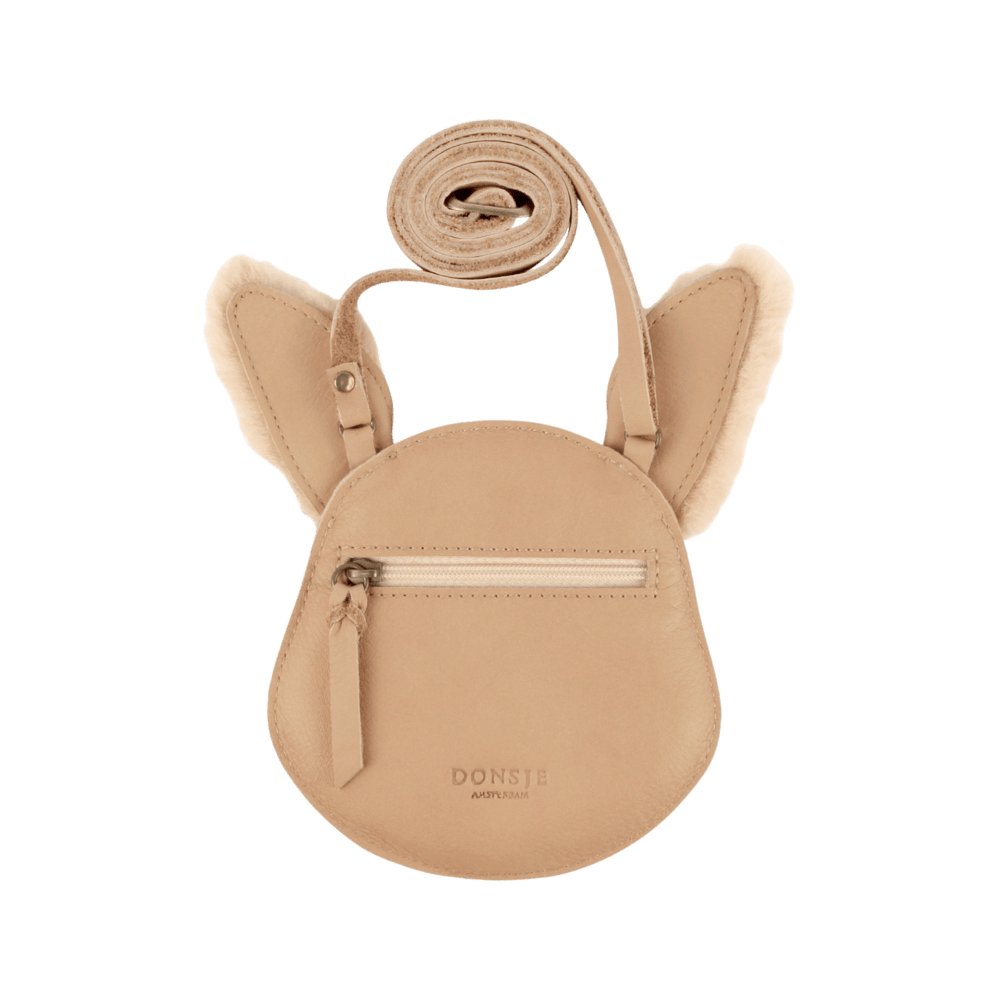 Britta Exclusive Purse | Fluffy Bunny | Light Rust Leather