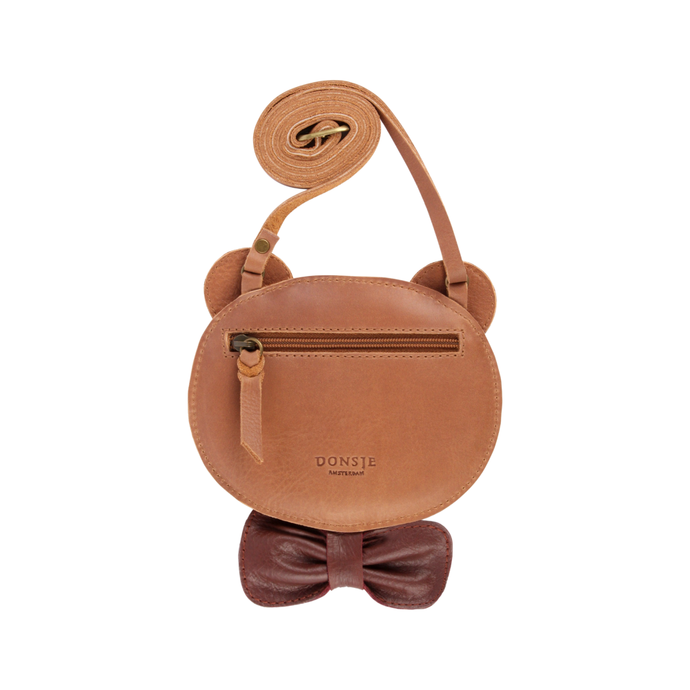 Britta Exclusive Purse | Winter Bear | Cognac Classic Leather