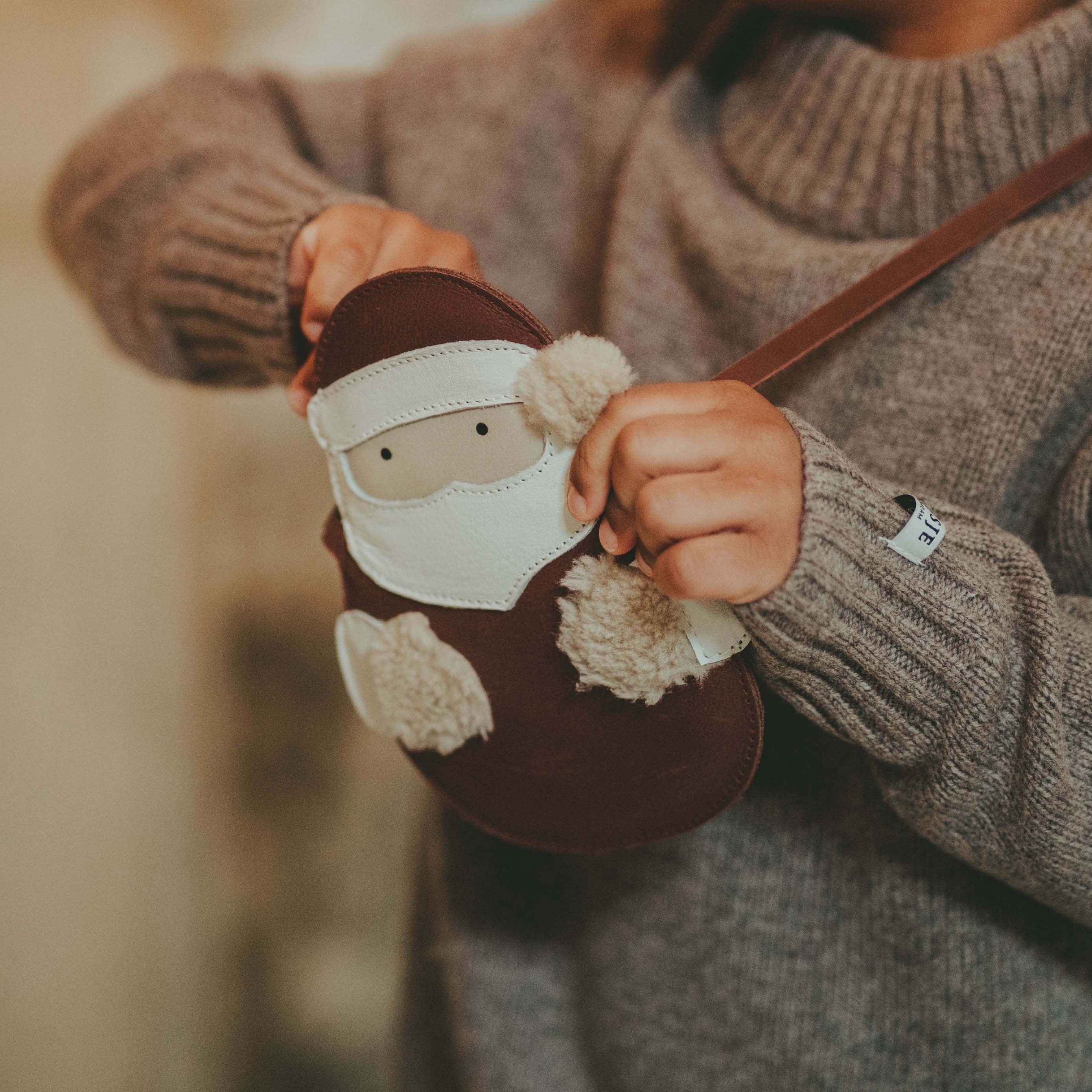 Britta Exclusive Purse | Santa | Burgundy Classic Leather