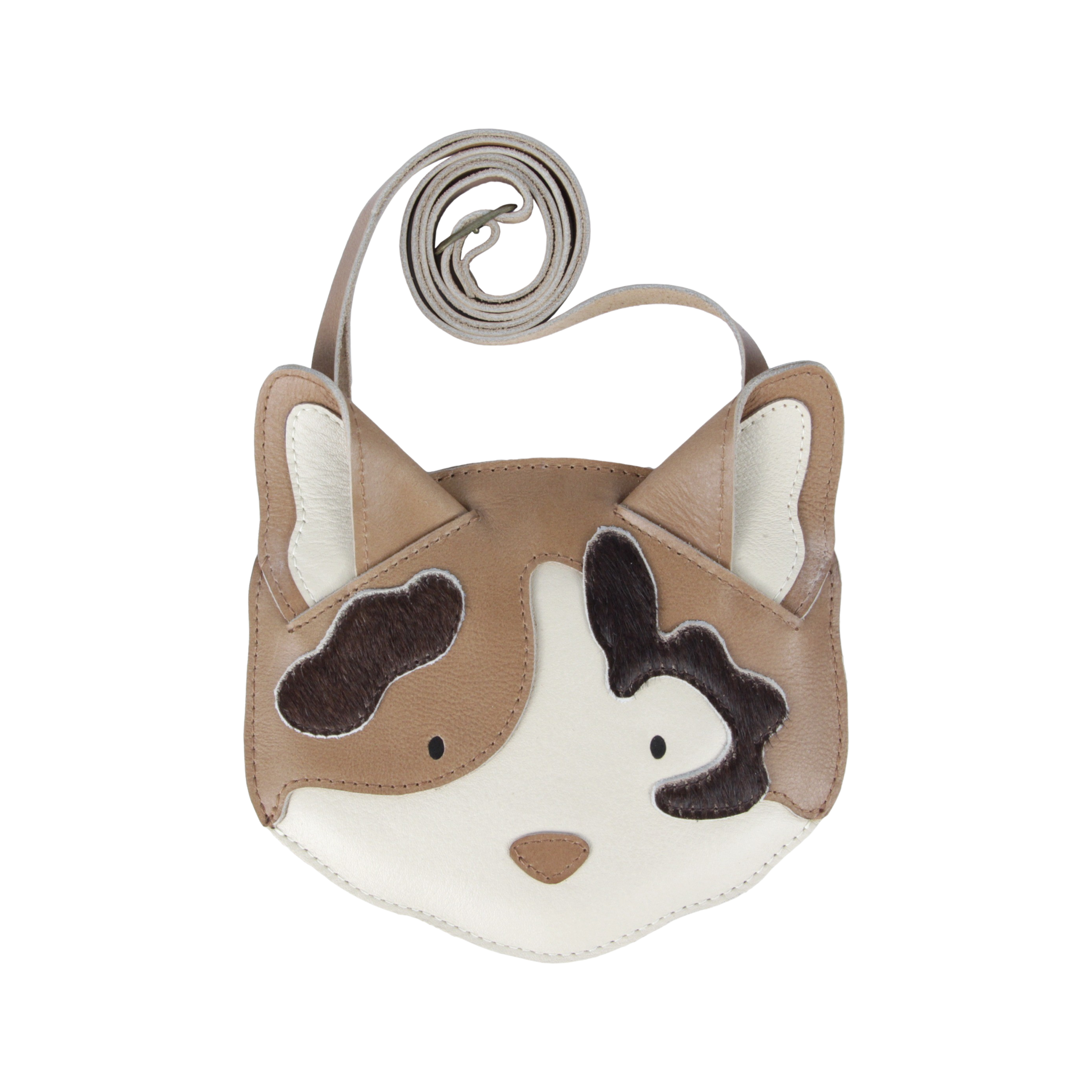 Britta Exclusive Purse | Calico Cat | Nutmeg Leather