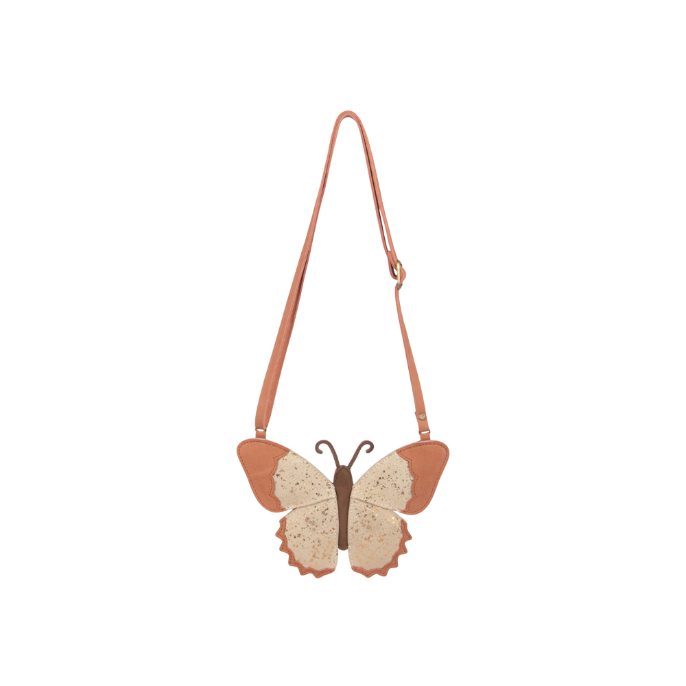 Toto Purse | Papillon | Cream Metallic Suede