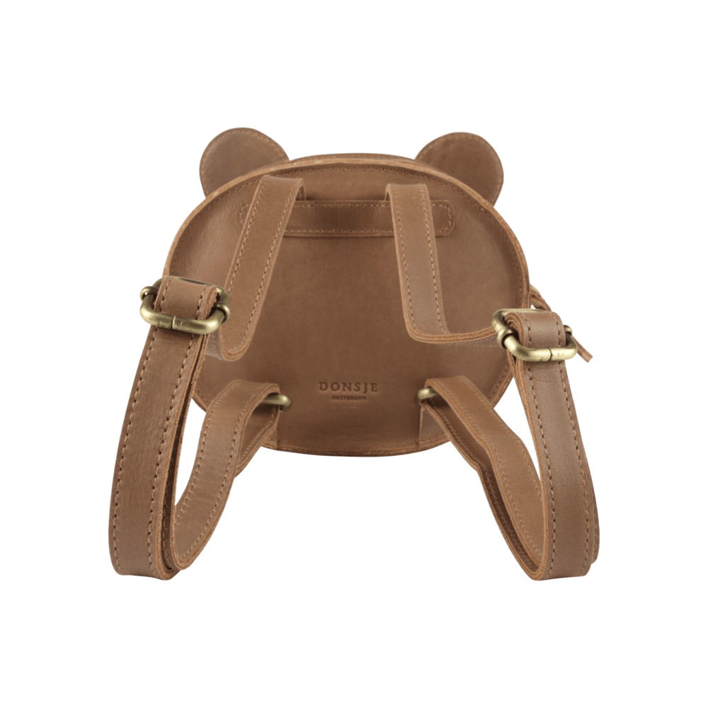 Kapi Classic Backpack | Bear | Cognac Classic Leather