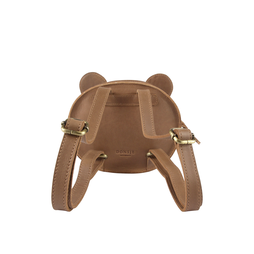 Kapi Classic Backpack | Bear | Cognac Classic Leather