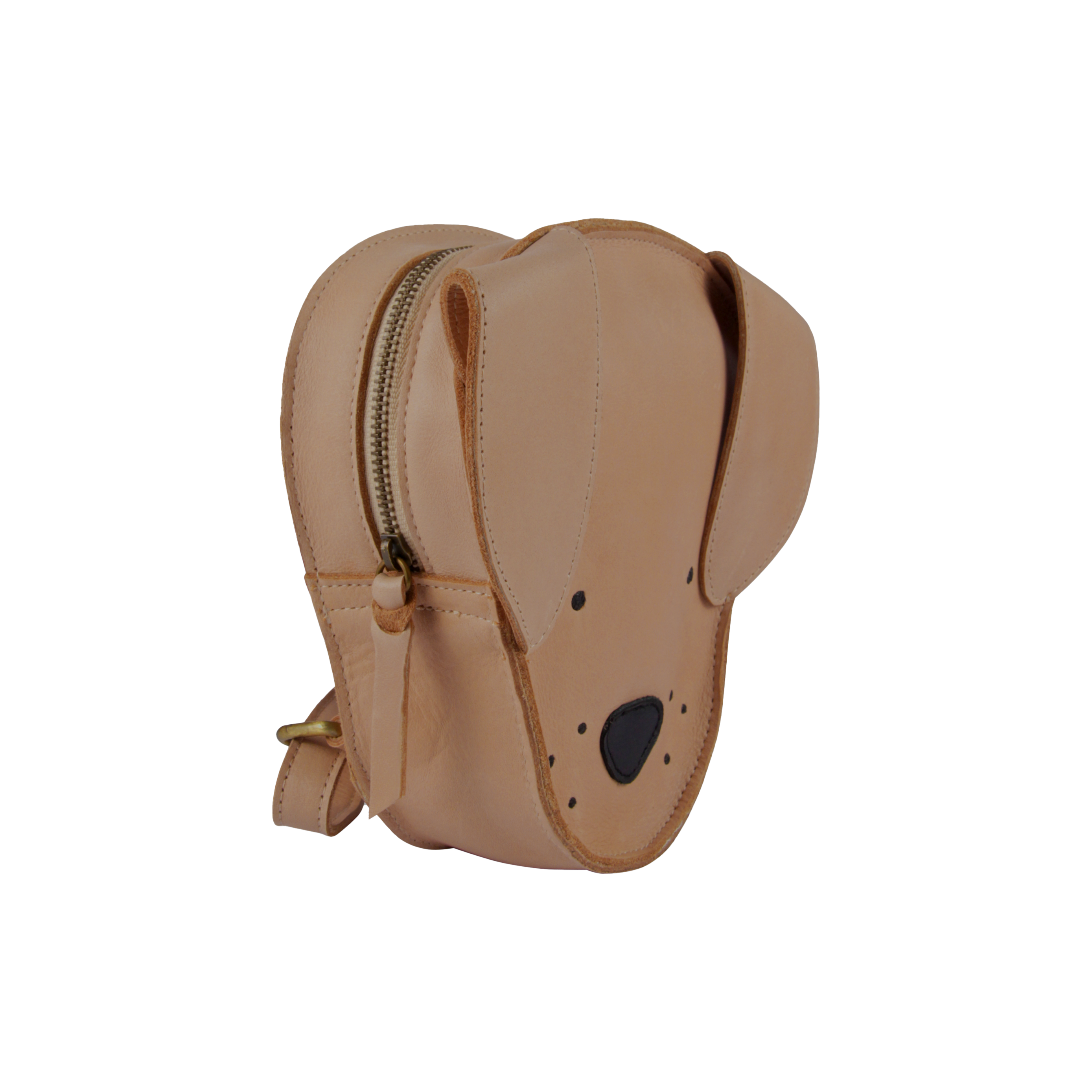 Qapi Classic Backpack | Dog | Light Rust Leather
