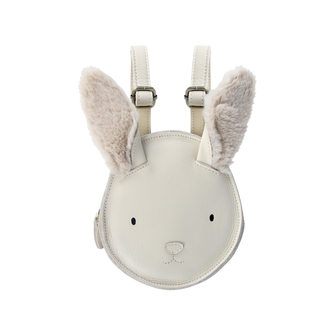 Kapi Exclusive Backpack | Snow Bunny | Cream Leather