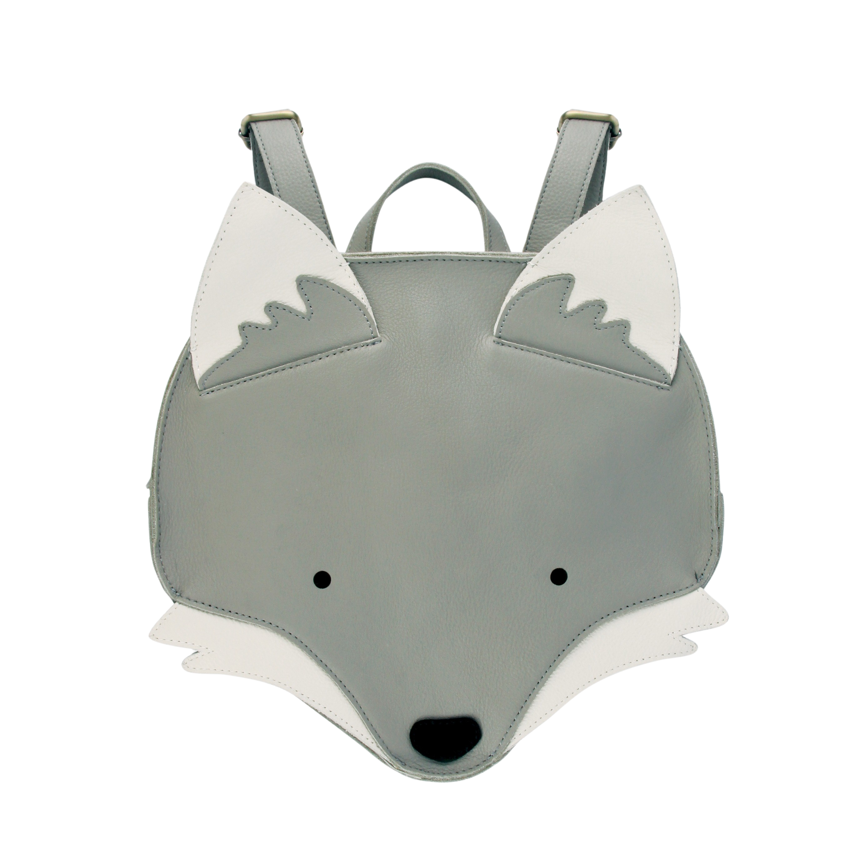 Umi Schoolbag | Wolf | Elephant Grey Leather