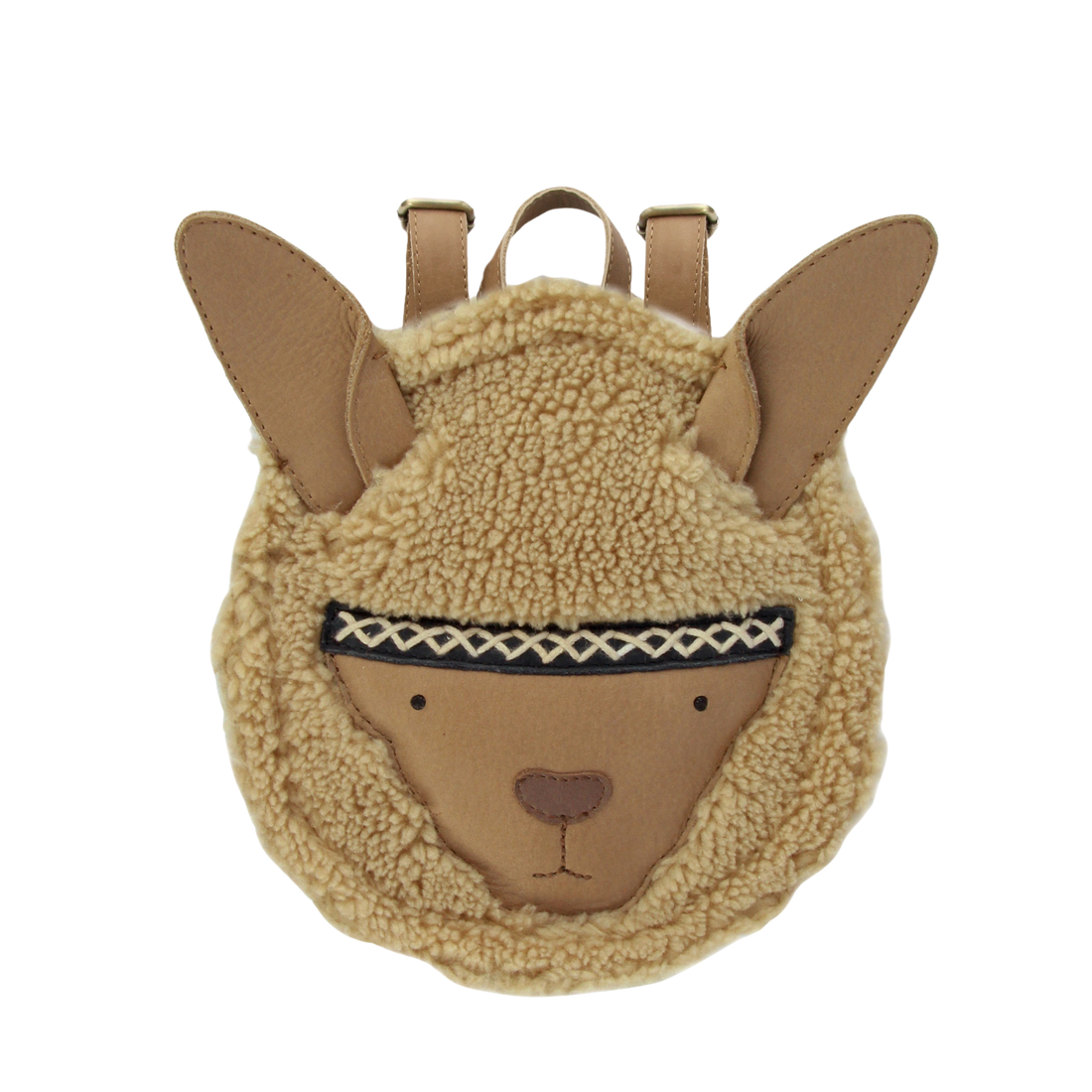 Umi Schoolbag | Alpaca | Beige Curly Faux Fur