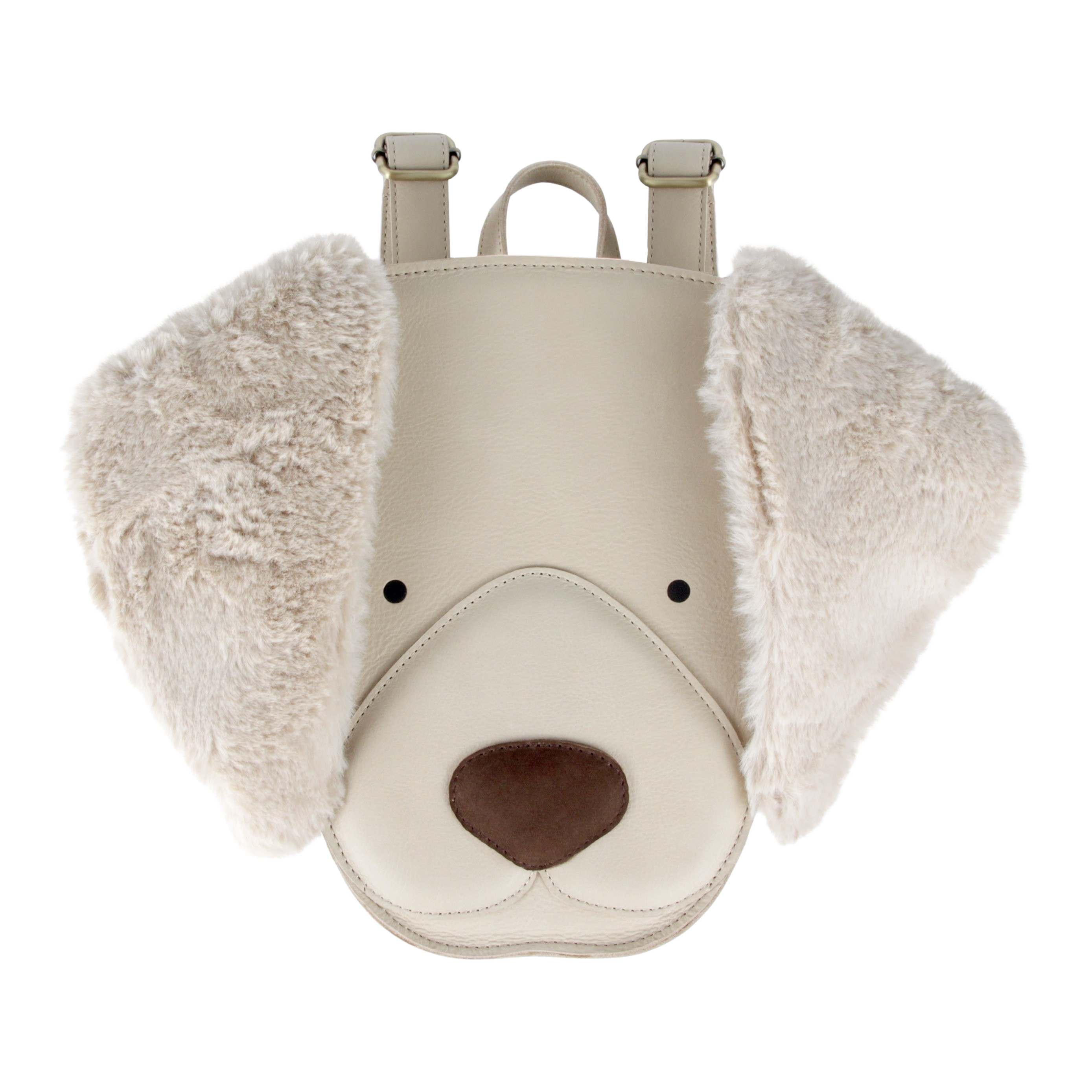 Umi Schoolbag | Golden Retriever | Ivory Classic Leather