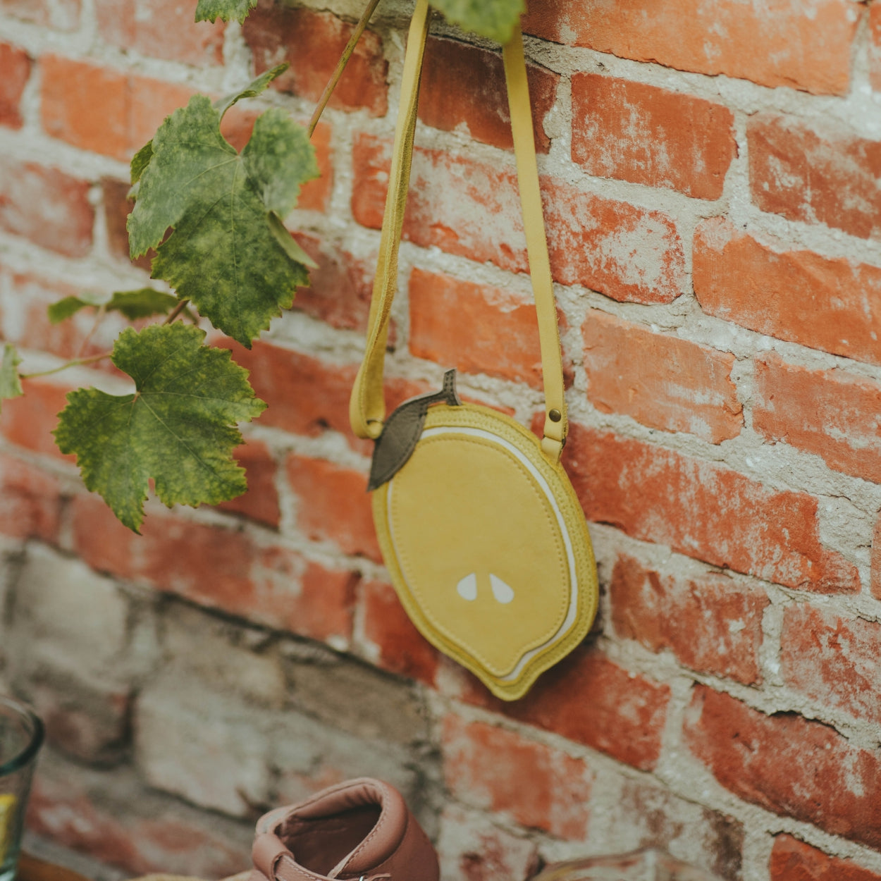 Nanoe Fruit Purse | Lemon | Yellow Nubuck