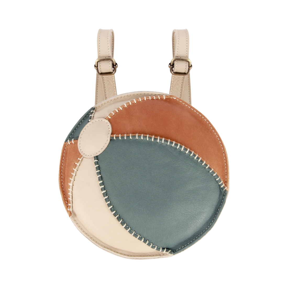 Nino Backpack | Beach Ball | Cream Leather