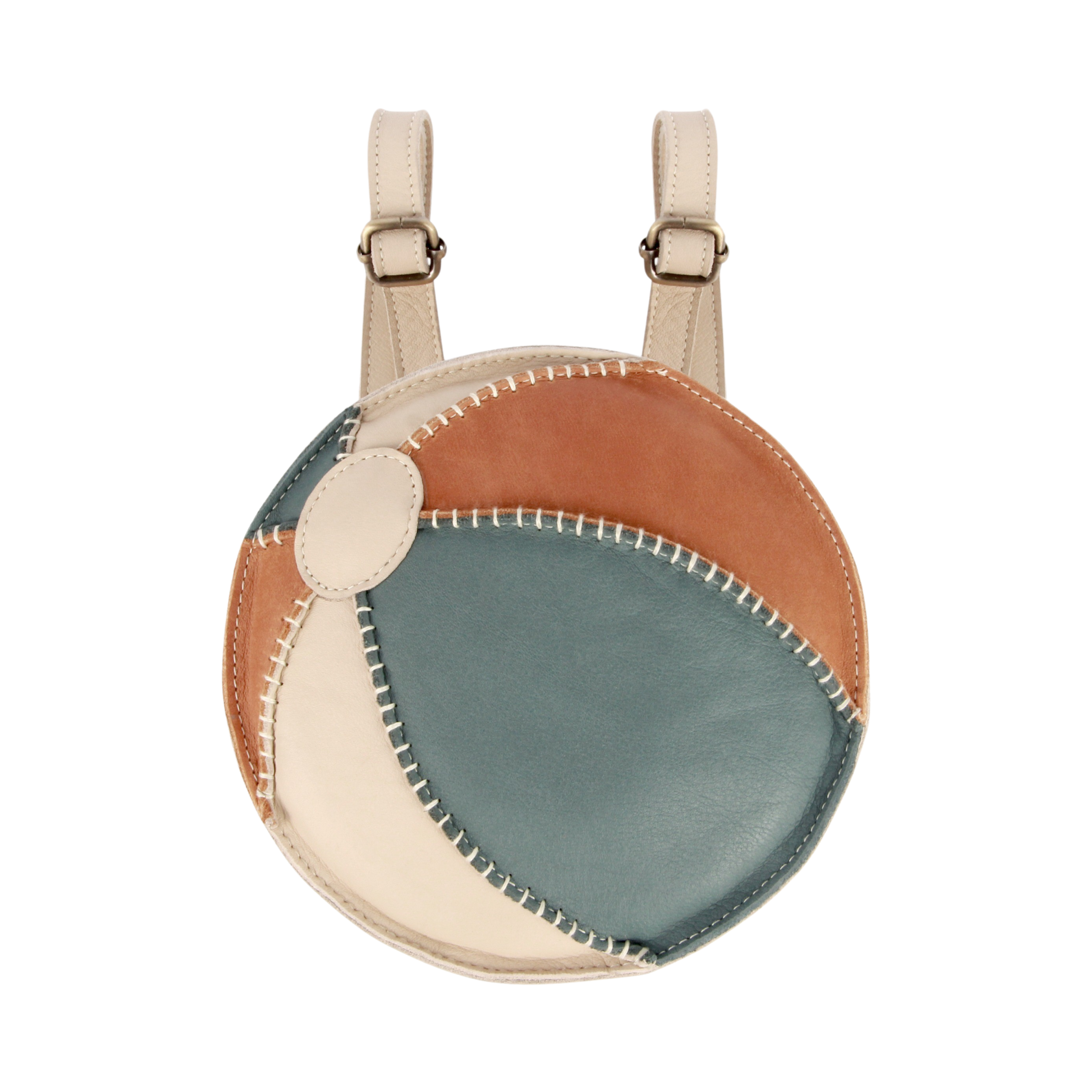 Nino Backpack | Beach Ball | Cream Leather