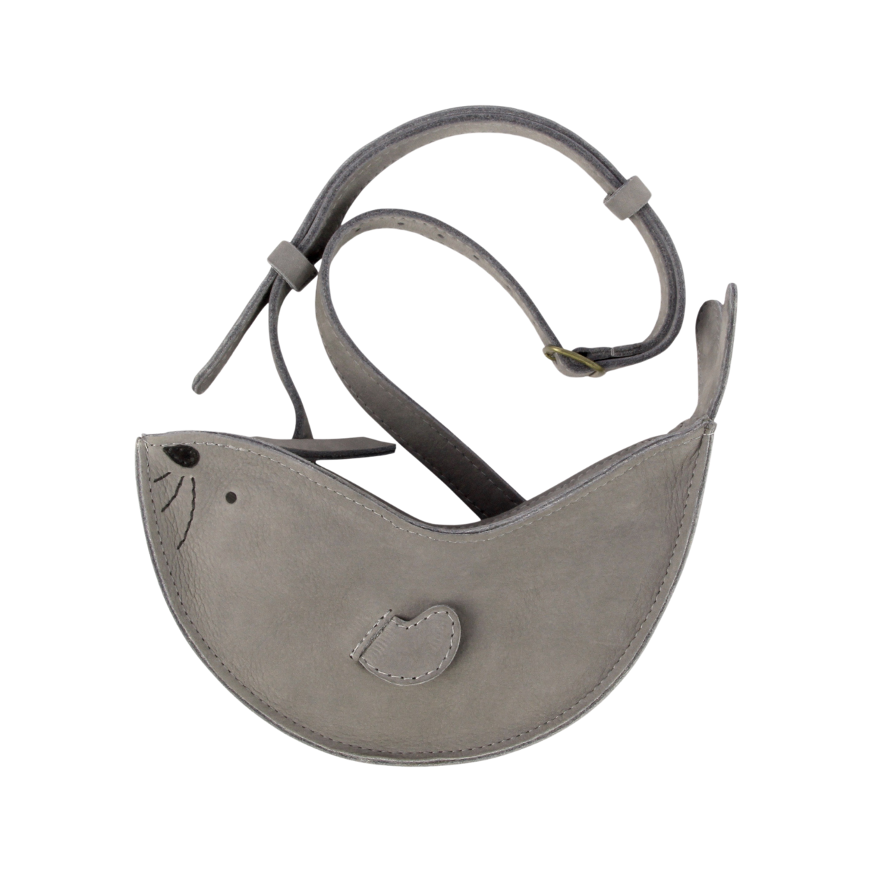 Bello Bum Bag | Seal | Grey Nubuck