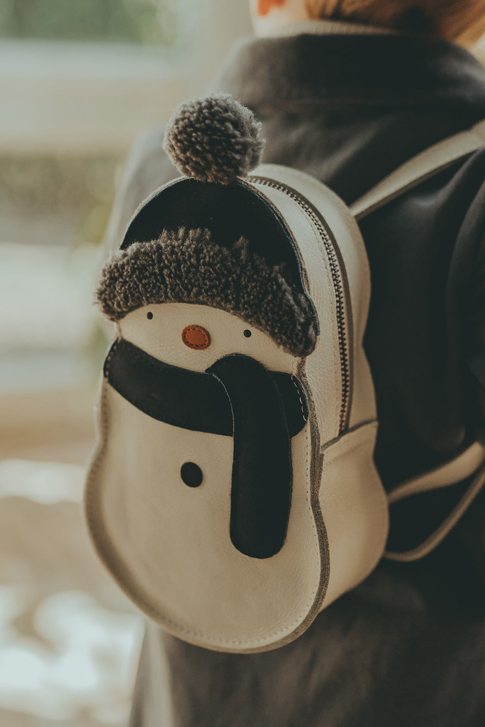 Kliff Backpack | Snowman | Off White Leather