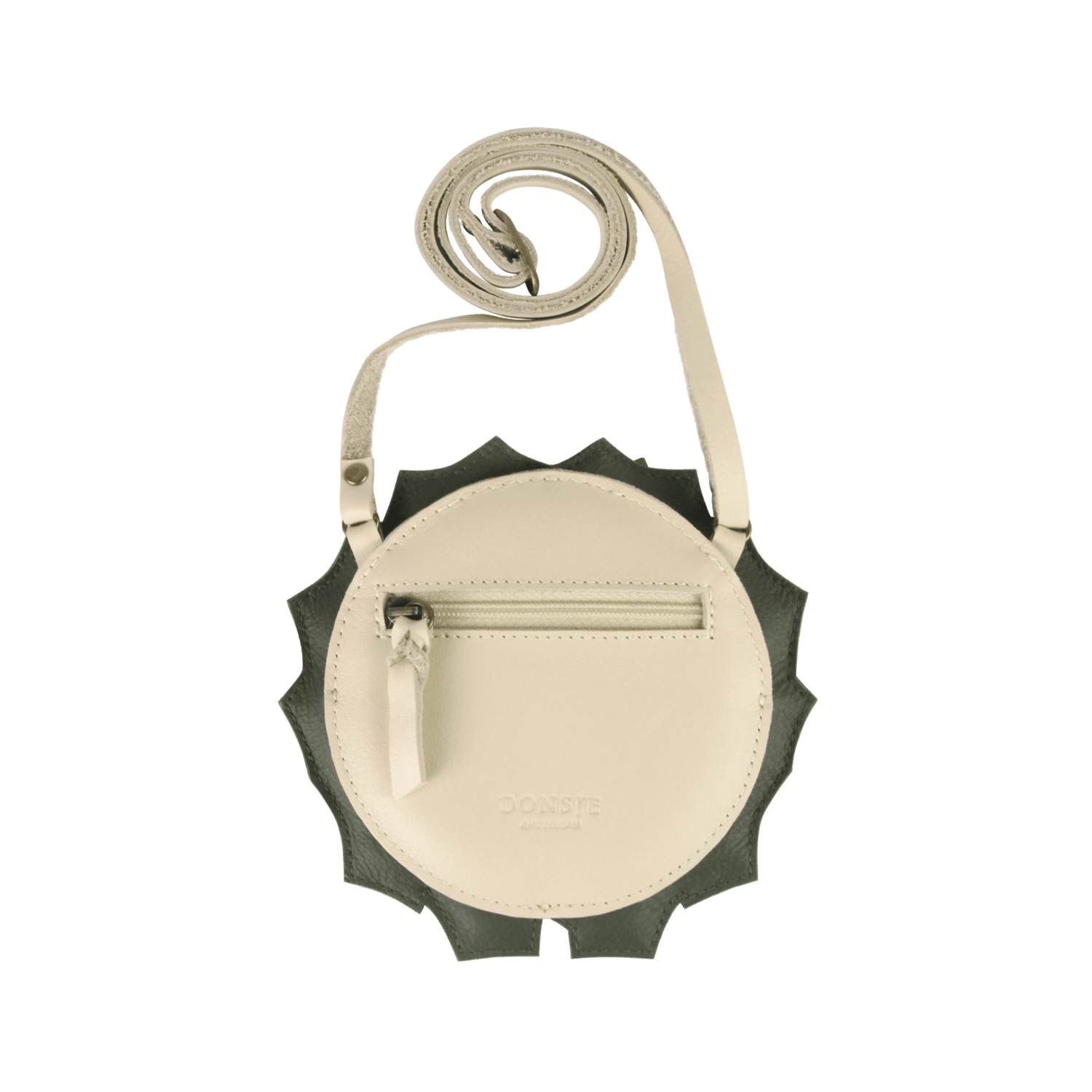 Wenda Purse | Holly Wreath | Off White Leather