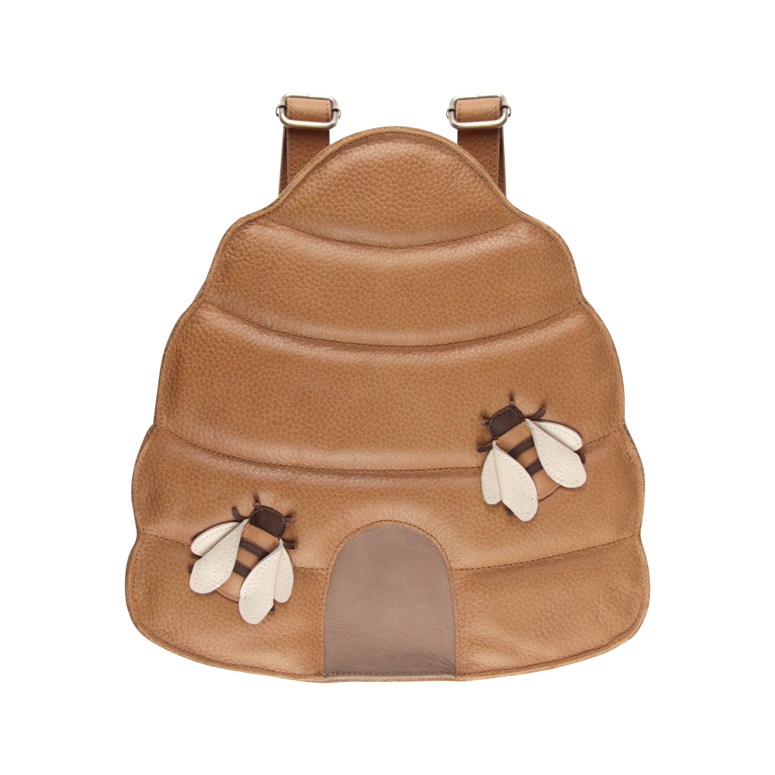 Jona Schoolbag | Hive | Toast Grain Leather