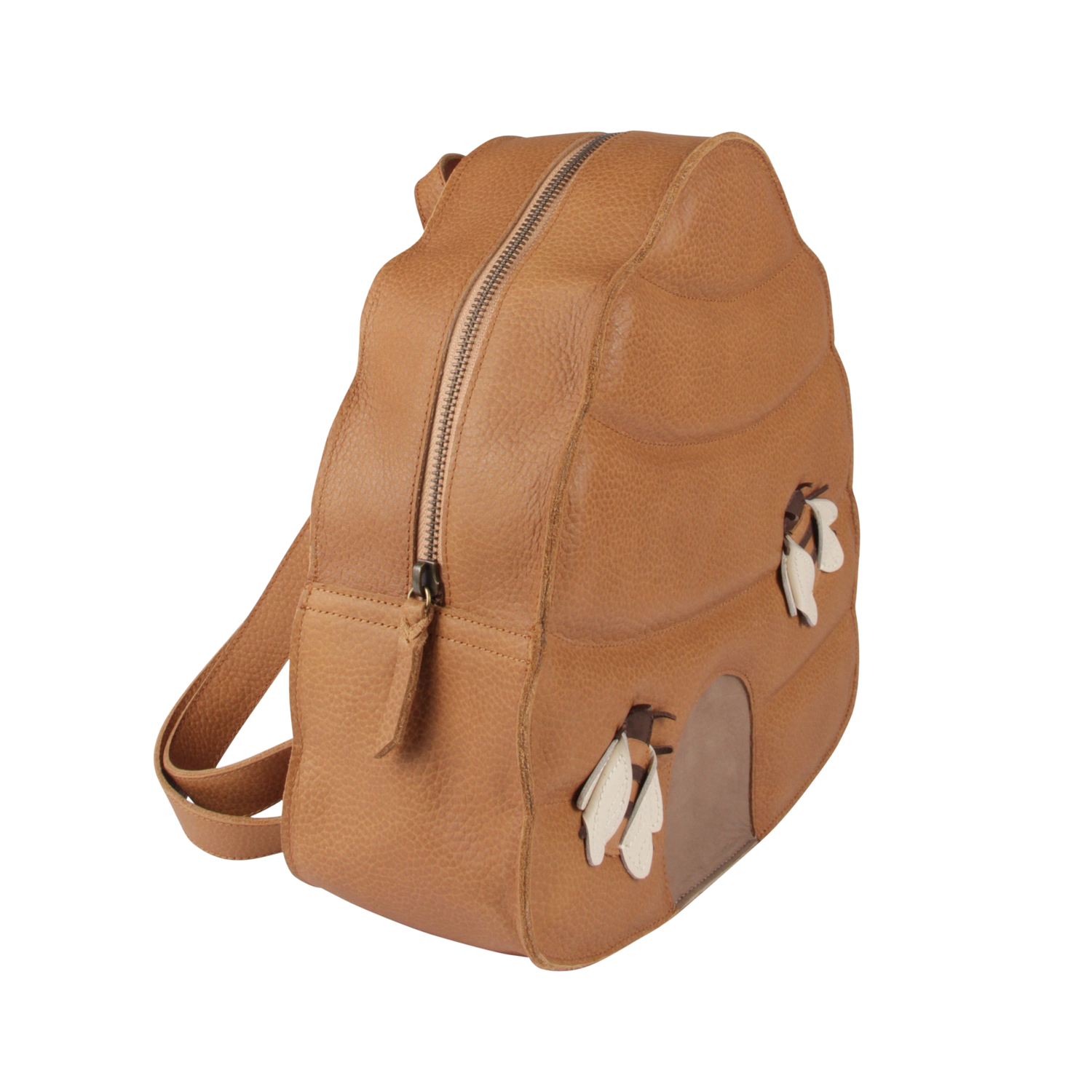 Jona Schoolbag | Hive | Toast Grain Leather