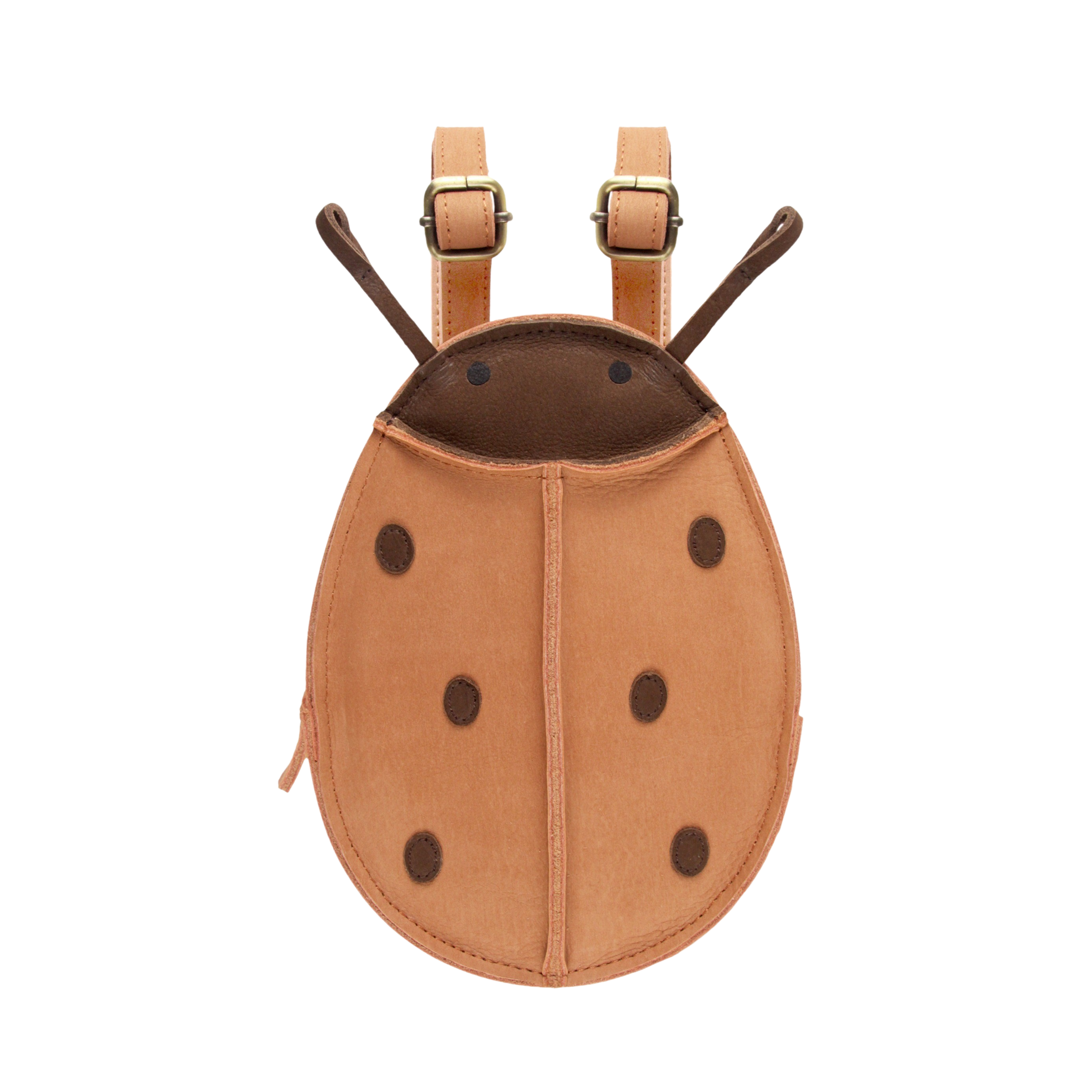 Mur Backpack | Lady Bird | Walnut Nubuck – Donsje Amsterdam
