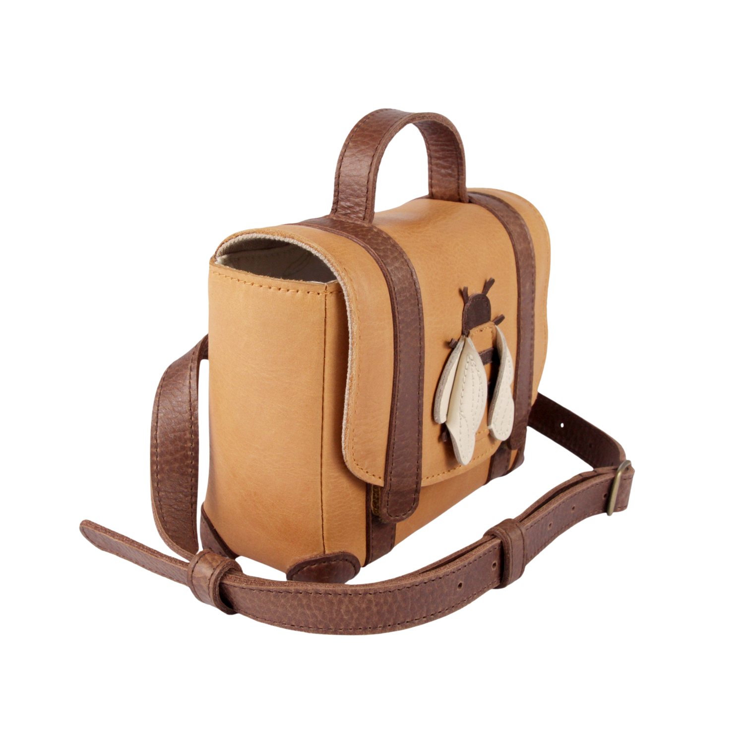 Trychel Bum Bag | Bee | Camel Classic Leather