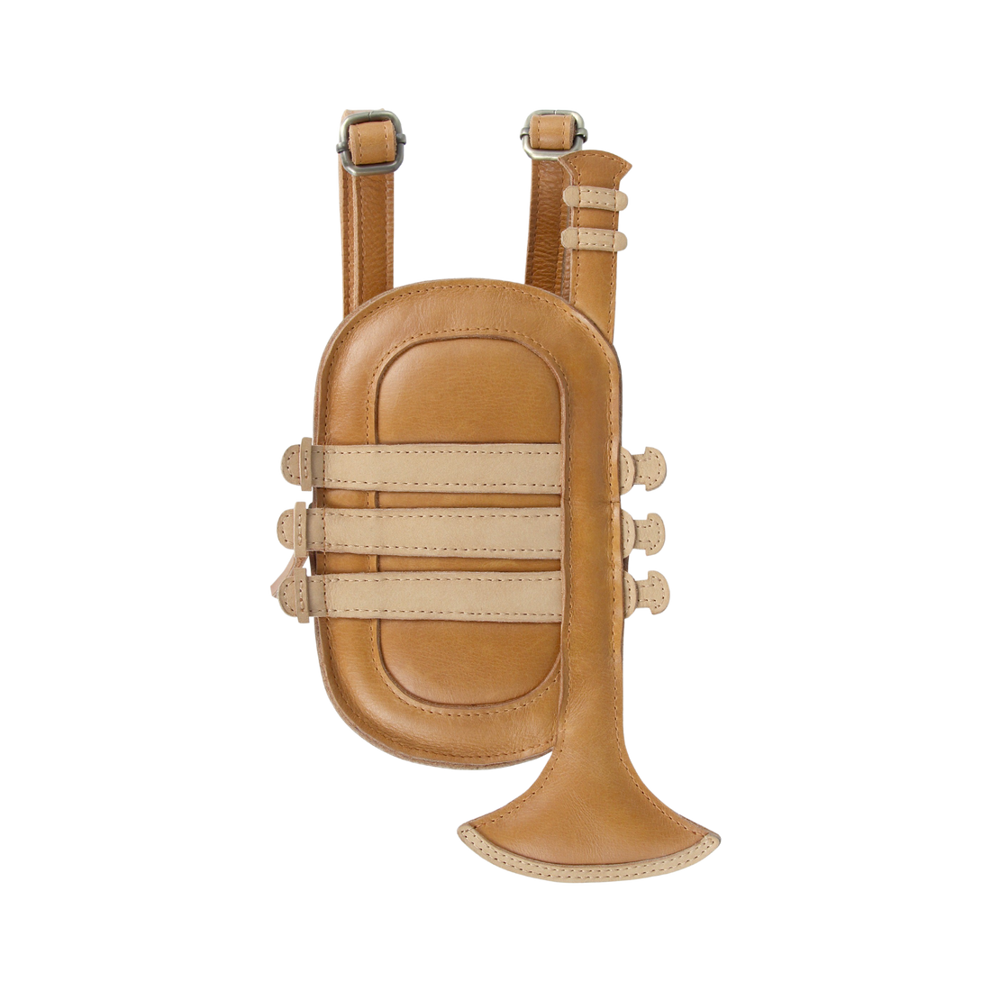 Logio Backpack | Trumpet | Camel Classic Leather