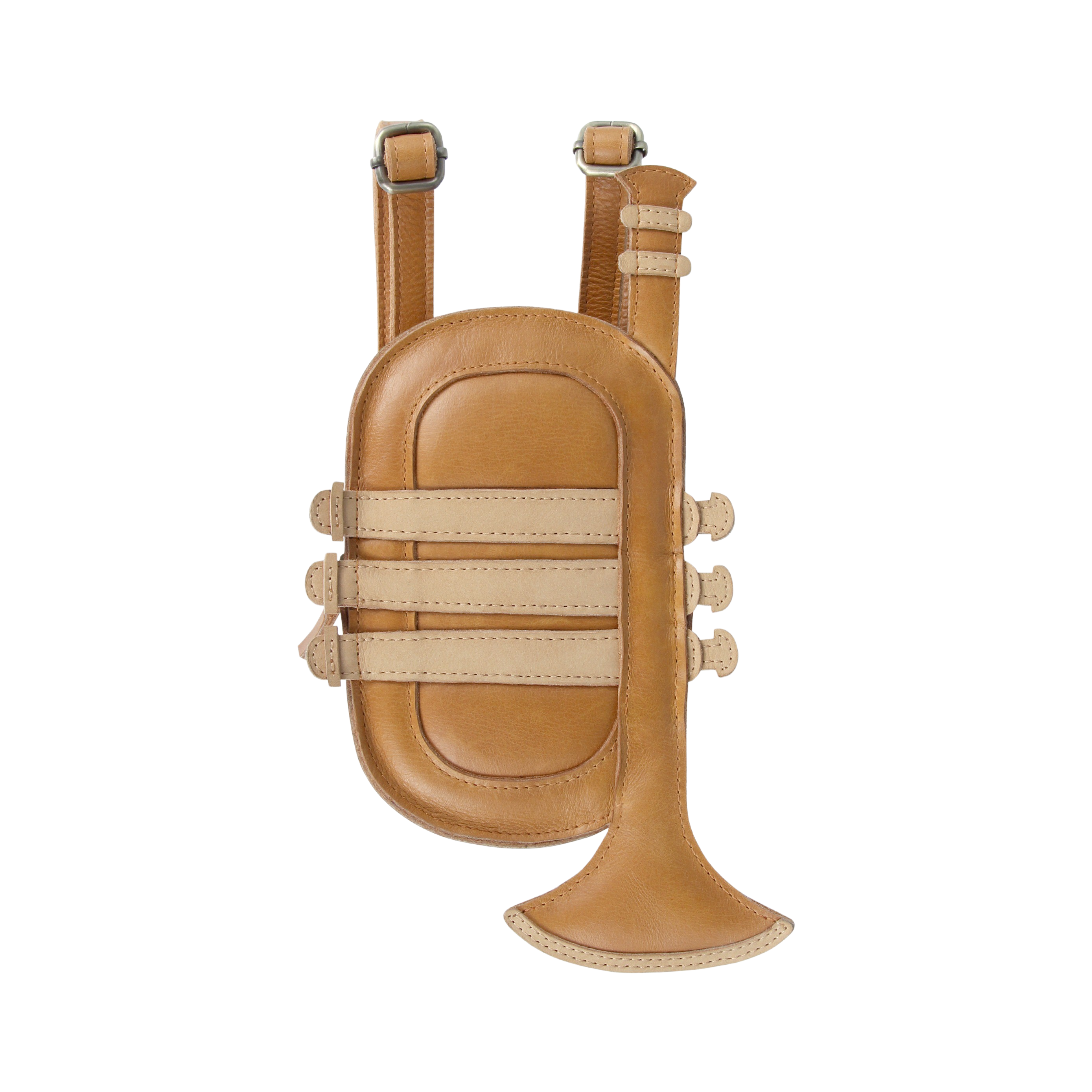 Logio Backpack | Trumpet | Camel Classic Leather