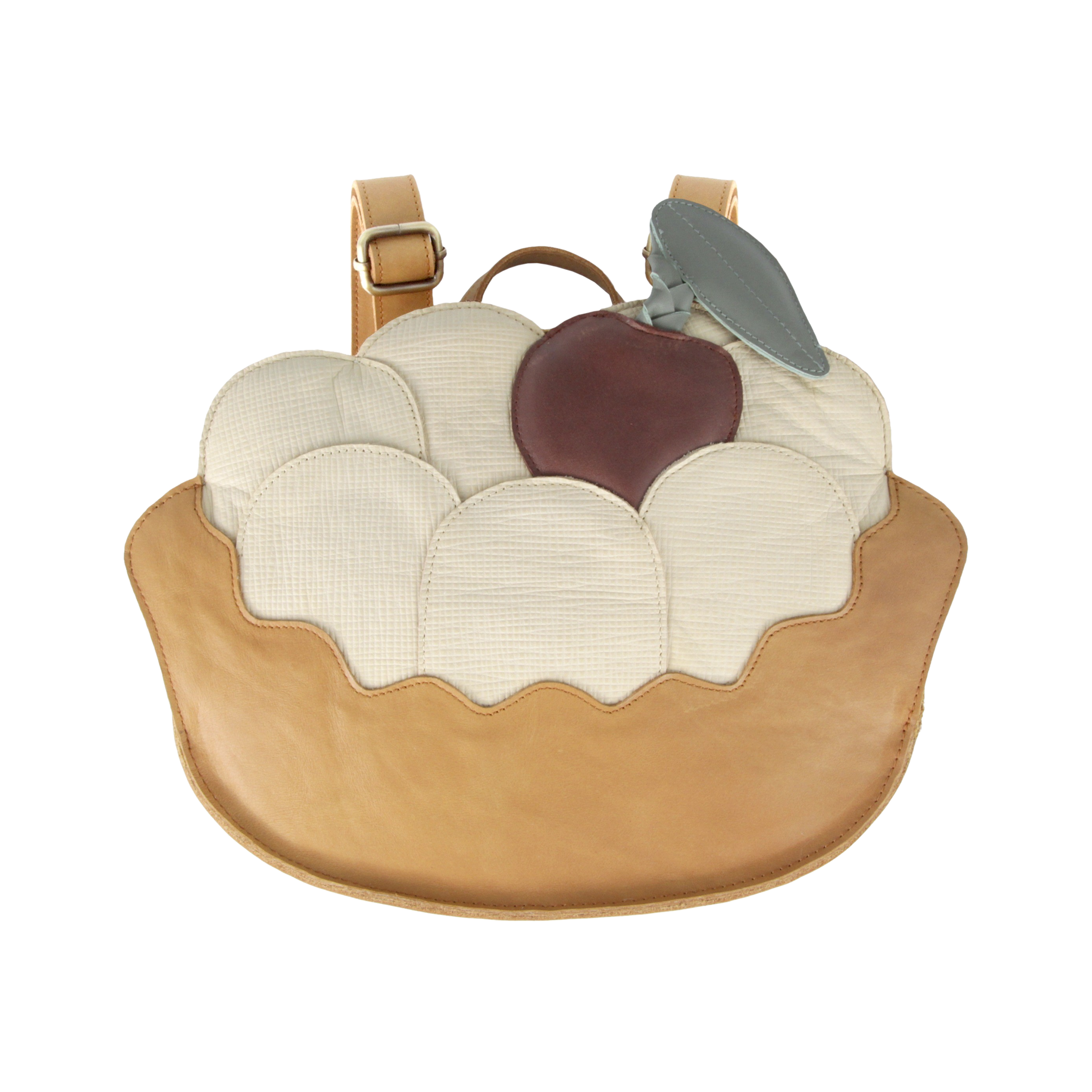 Patis Schoolbag | Tartelette | Camel Classic Leather