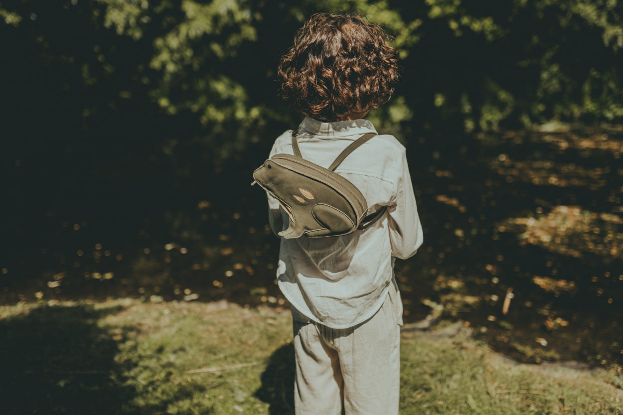 Pierre Backpack | Frog | Stone Nubuck