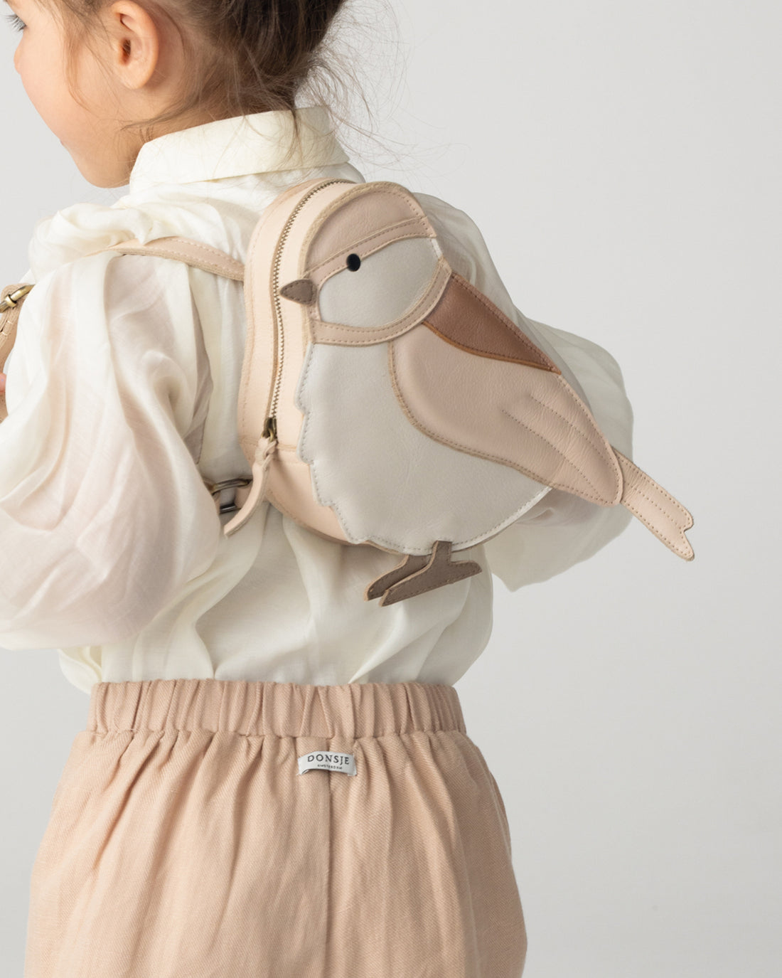 Pierre Backpack | Pink Chickadee | Powder Metallic Nubuck