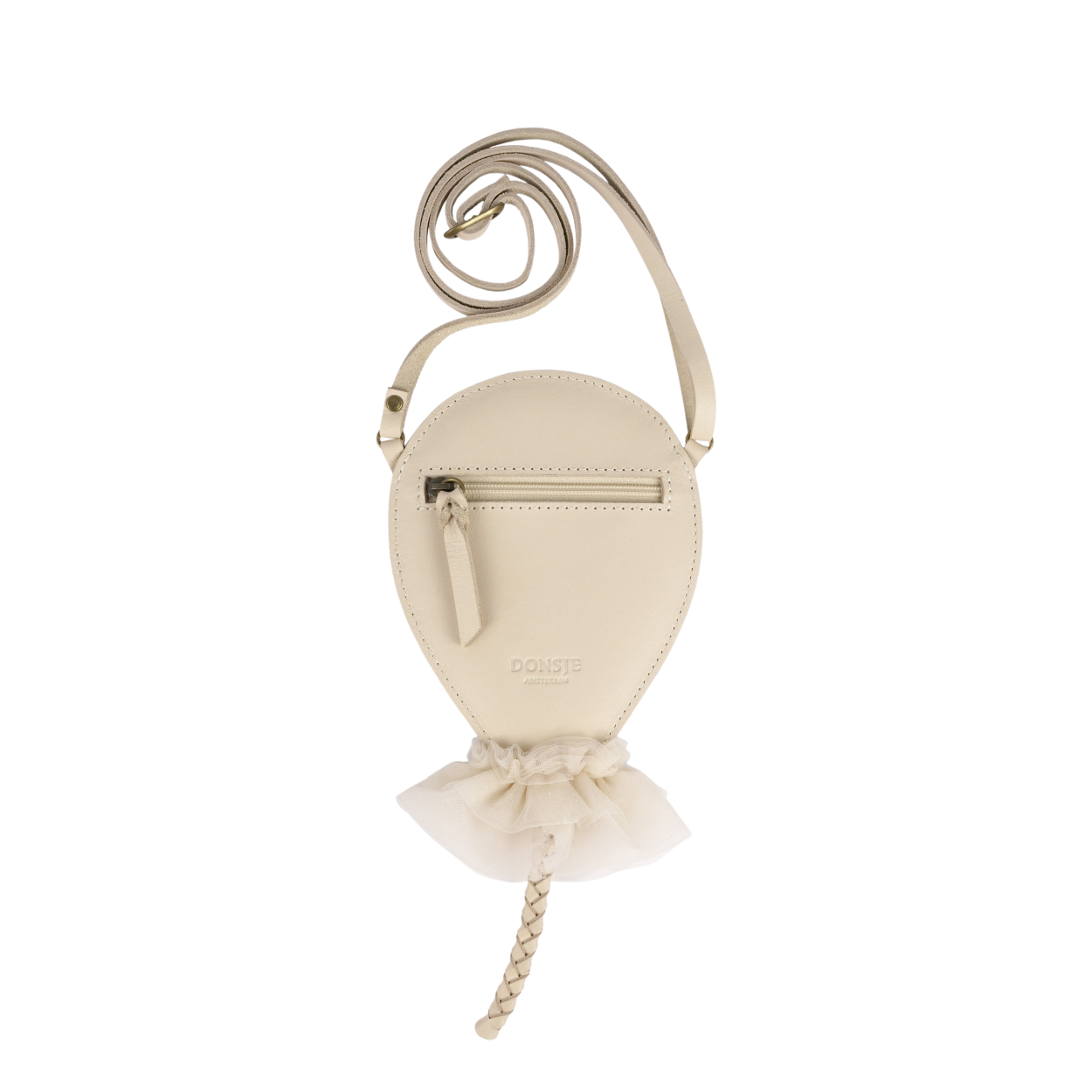 Alja Purse | Balloon | Cream Metallic Suede