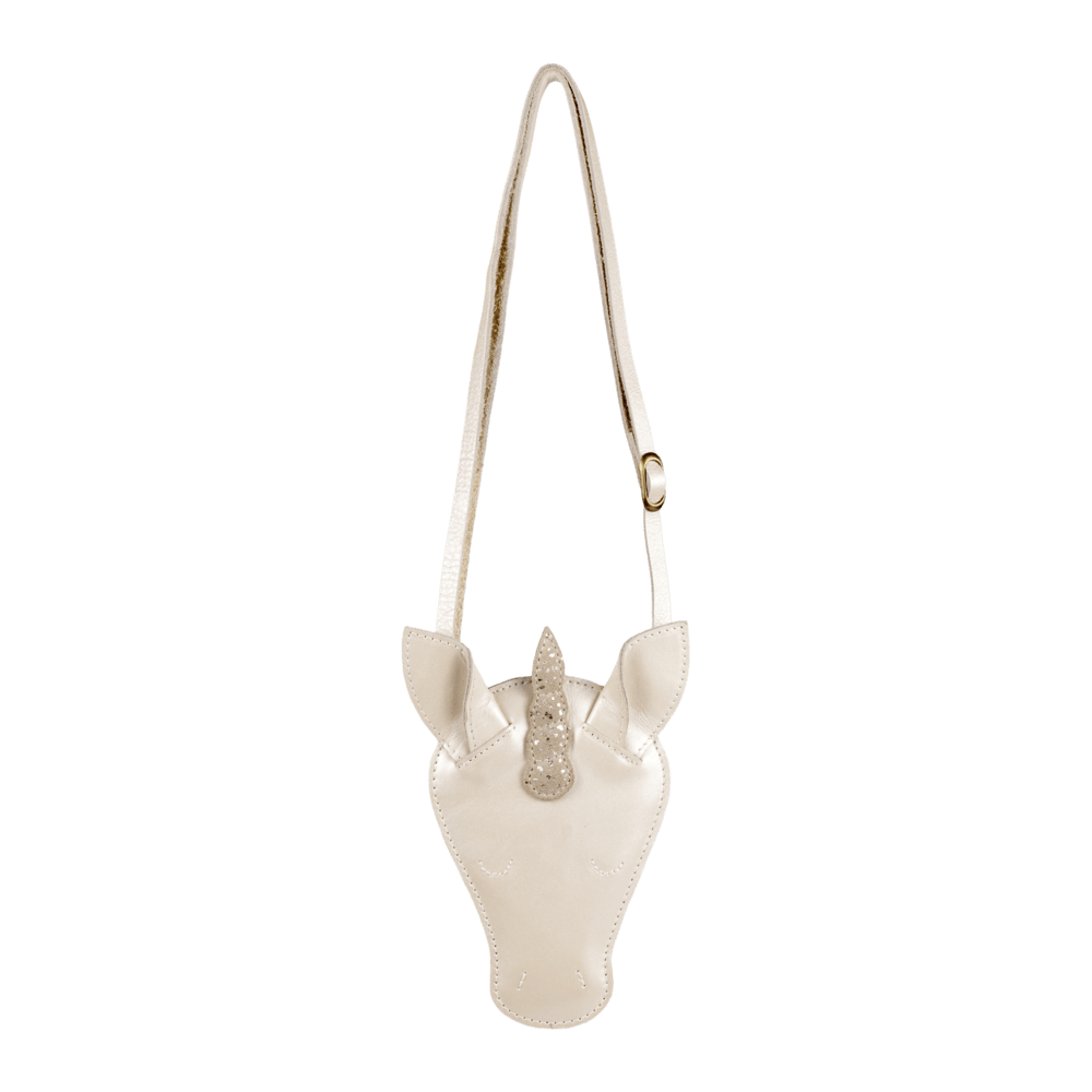 Blinc Purse | Unicorn | Off White Metallic Leather