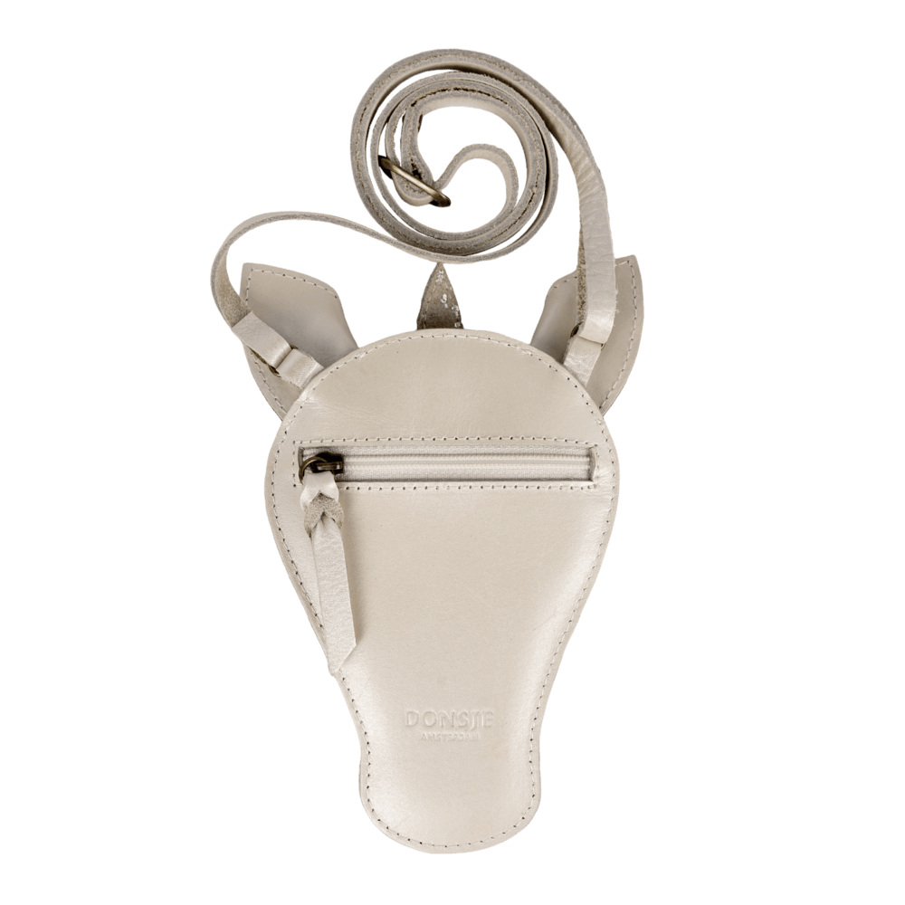 Blinc Purse | Unicorn | Off White Metallic Leather
