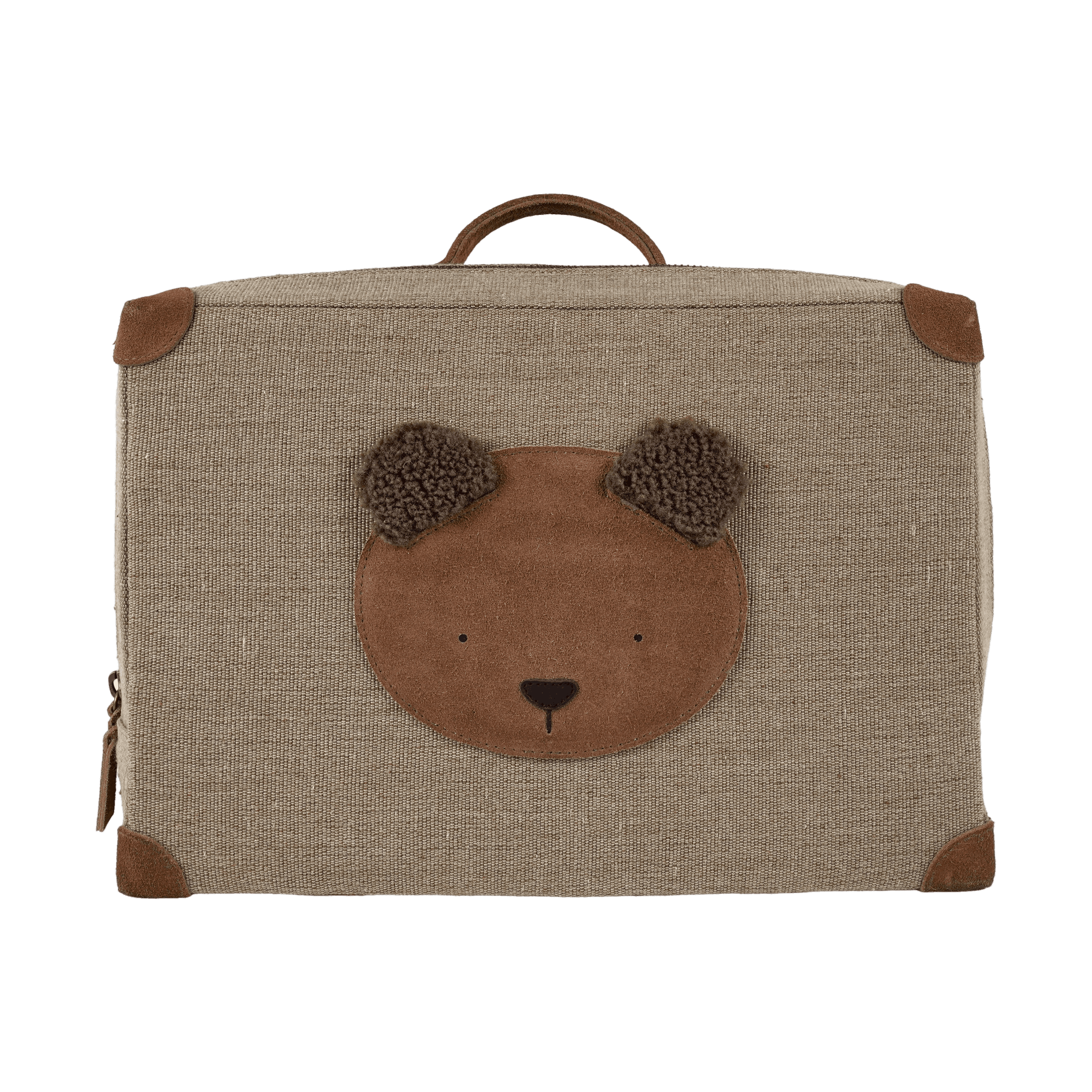 Paaki Backpack | Fluffy Bear | Teddy Brown Suede