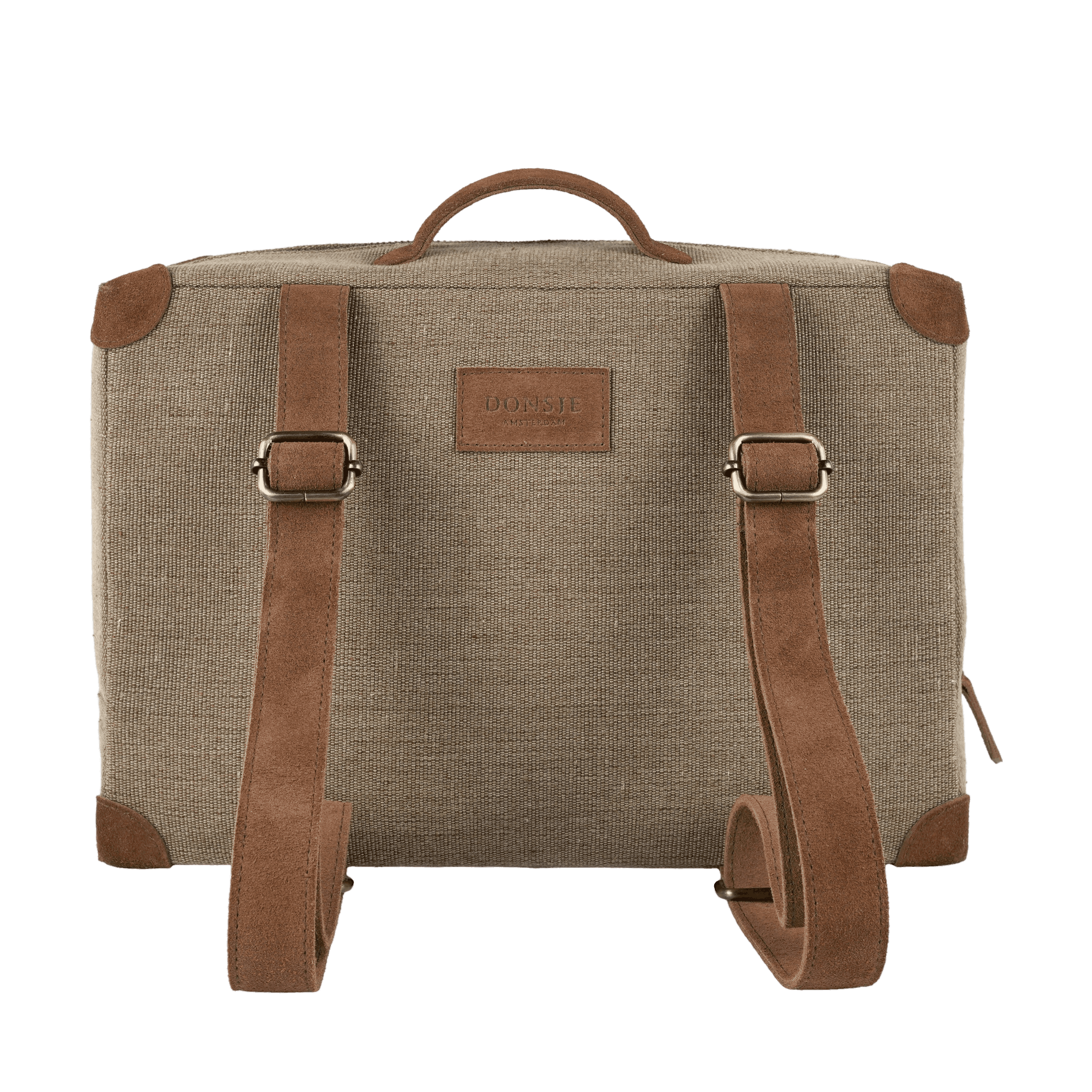 Paaki Backpack | Fluffy Bear | Teddy Brown Suede