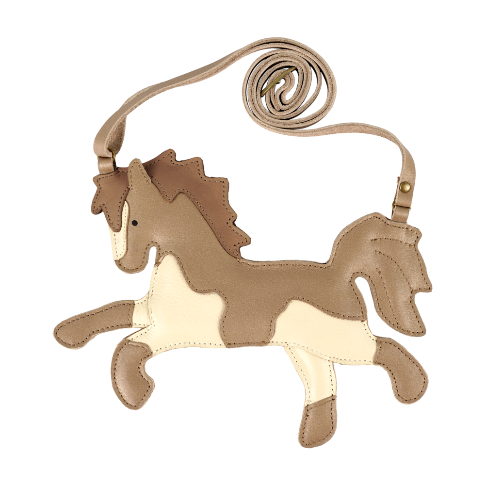 Chiem Purse | Pony | Truffle Metallic Nubuck