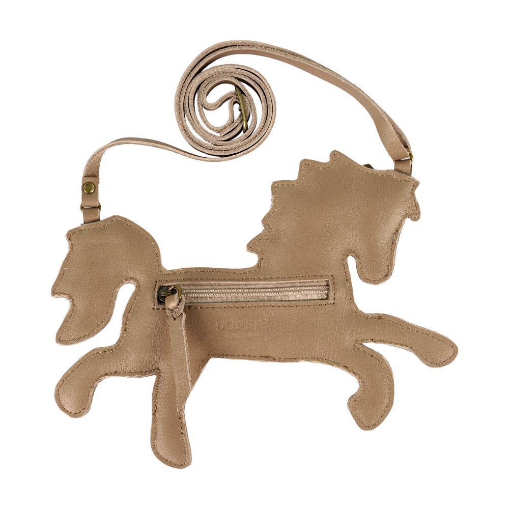 Chiem Purse | Pony | Truffle Metallic Nubuck