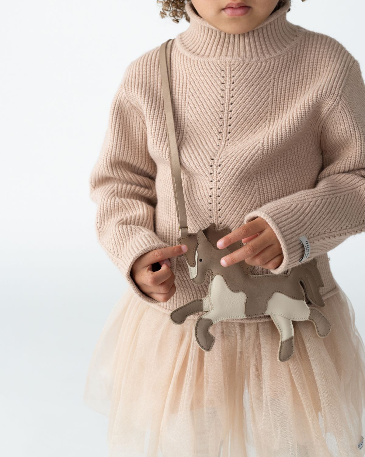 Chiem Purse | Pony | Truffle Metallic Nubuck