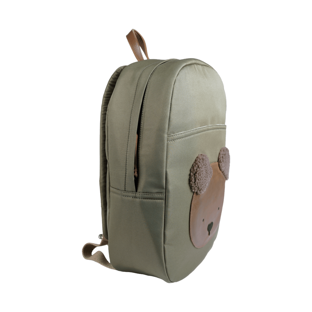 Pibbe Schoolbag | Bear | Stone Taslan