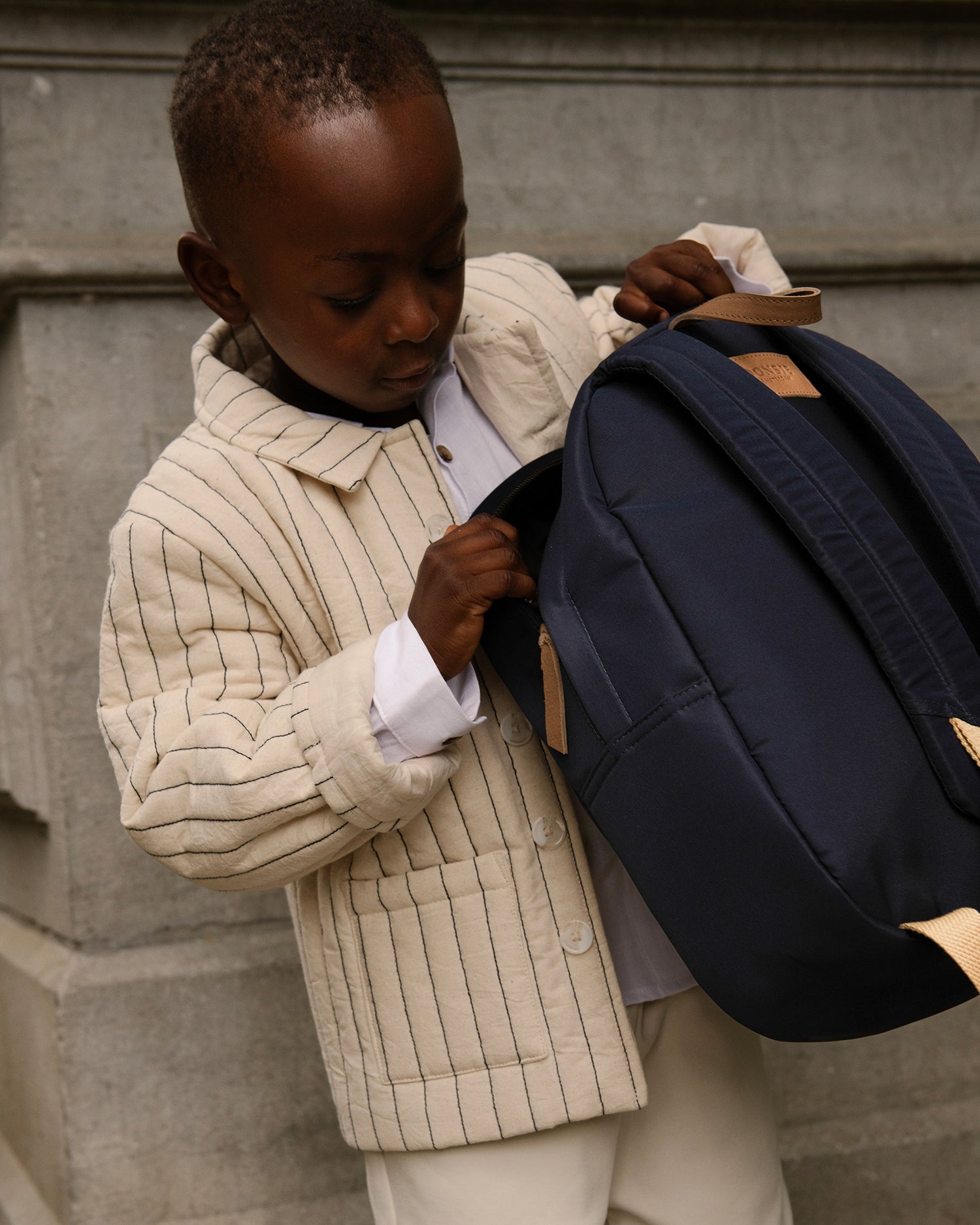 Pibbe Schoolbag | Koala | Navy Taslan