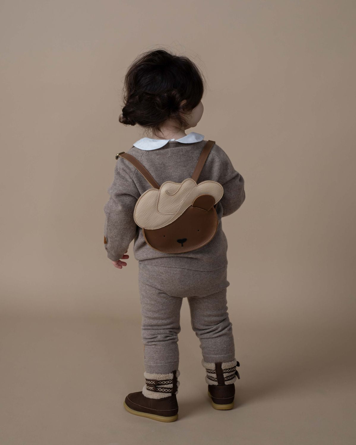 Stanzen Backpack | Cowboy Bear | Cognac Classic Leather