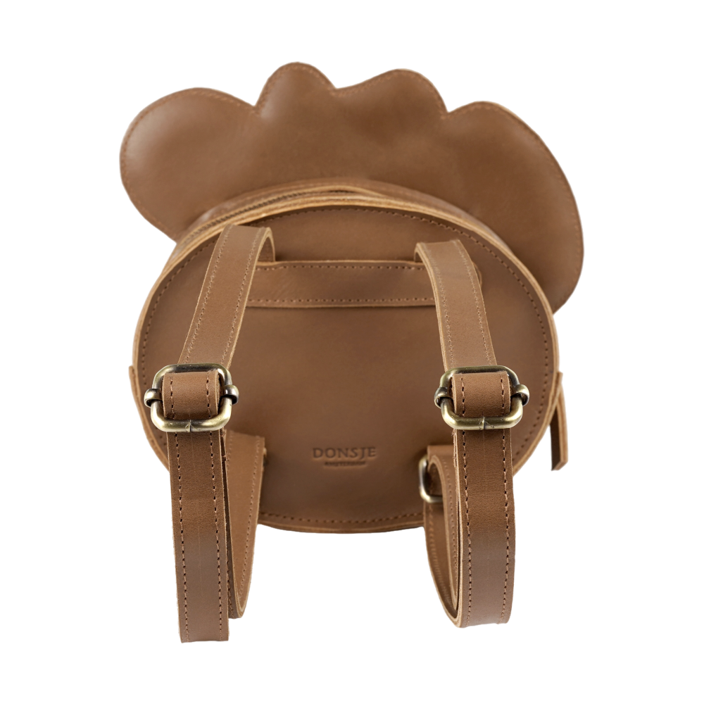Stanzen Backpack | Cowboy Bear | Cognac Classic Leather