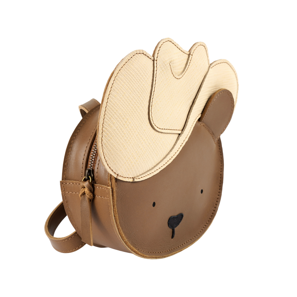 Stanzen Backpack | Cowboy Bear | Cognac Classic Leather