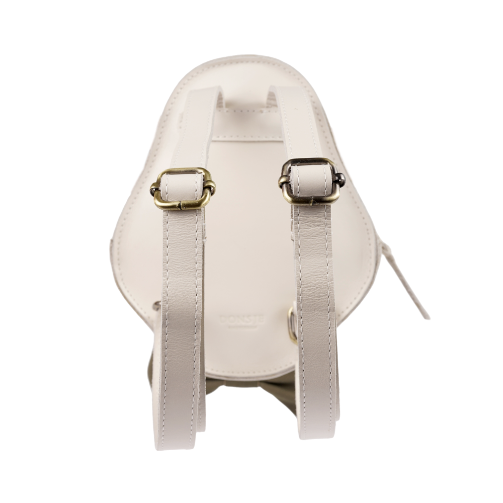 Stanzen Backpack | Goose | Off White Leather