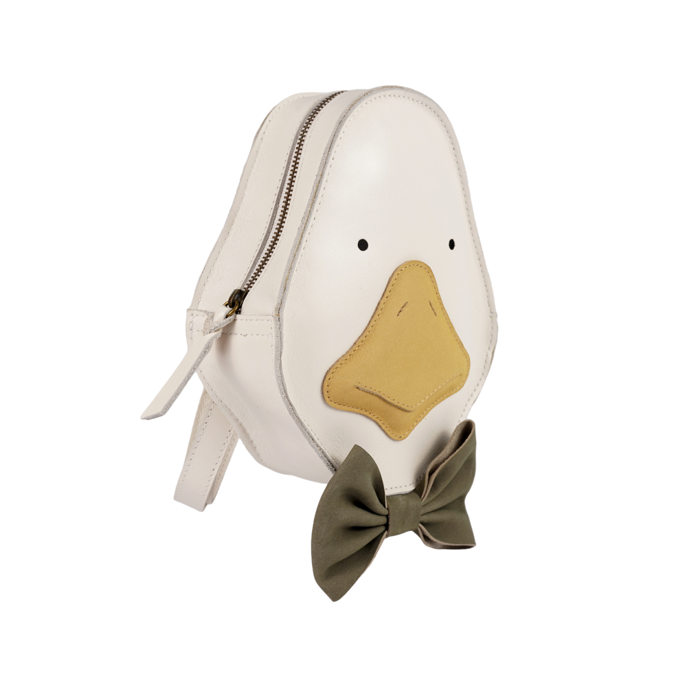 Stanzen Backpack | Goose | Off White Leather