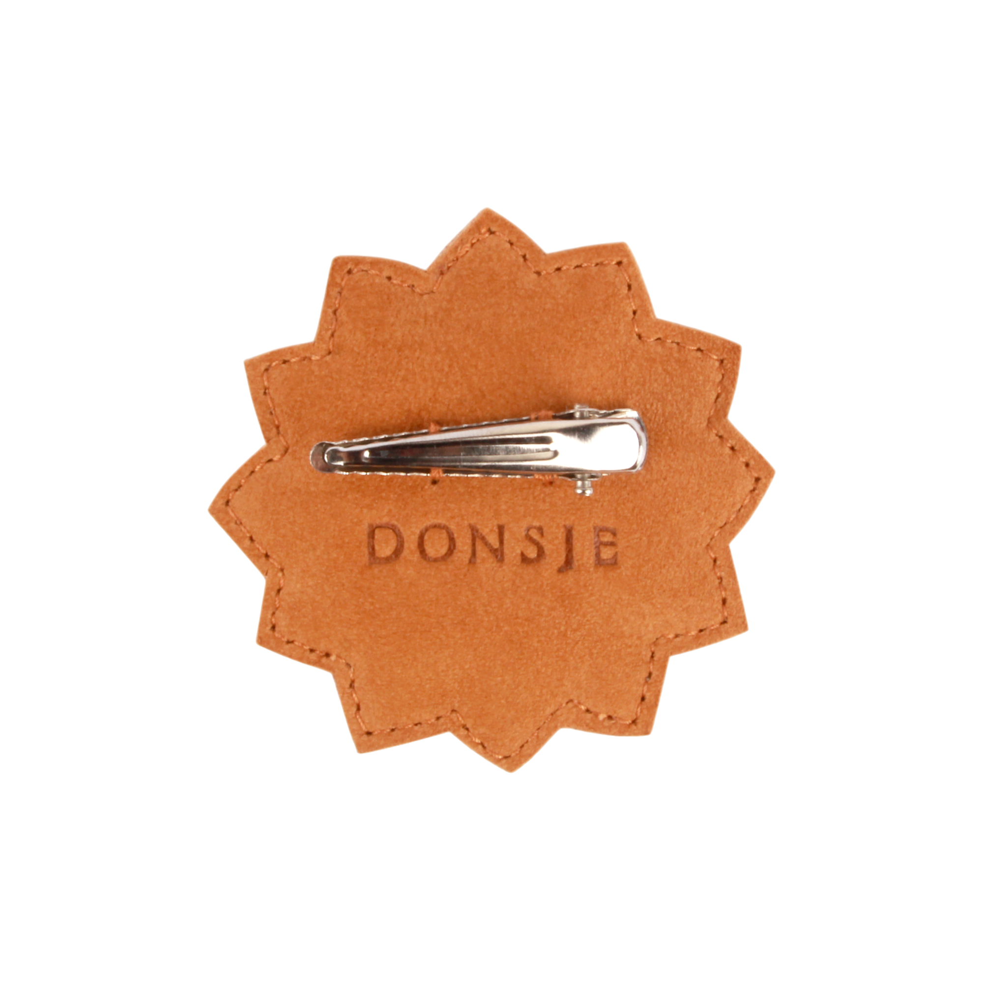 Zaza Fields Hairclip | Sunflower | Caramel Nubuck