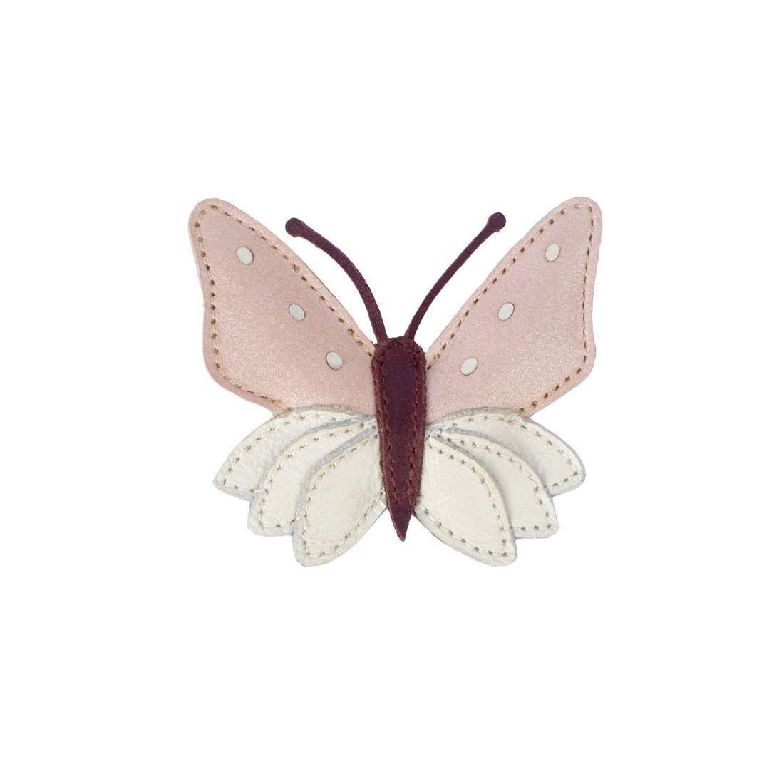 Zaza Sky Hairclip | Butterfly | Powder Metallic Nubuck