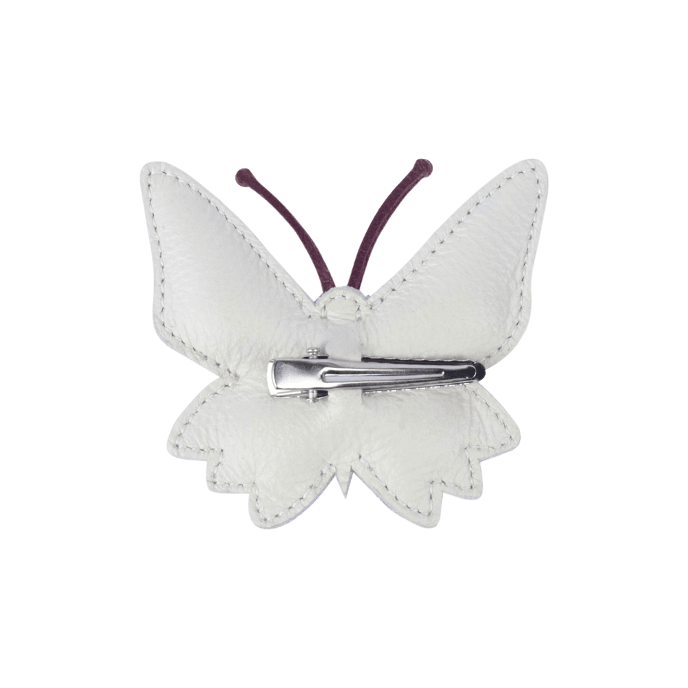 Zaza Sky Hairclip | Butterfly | Powder Metallic Nubuck